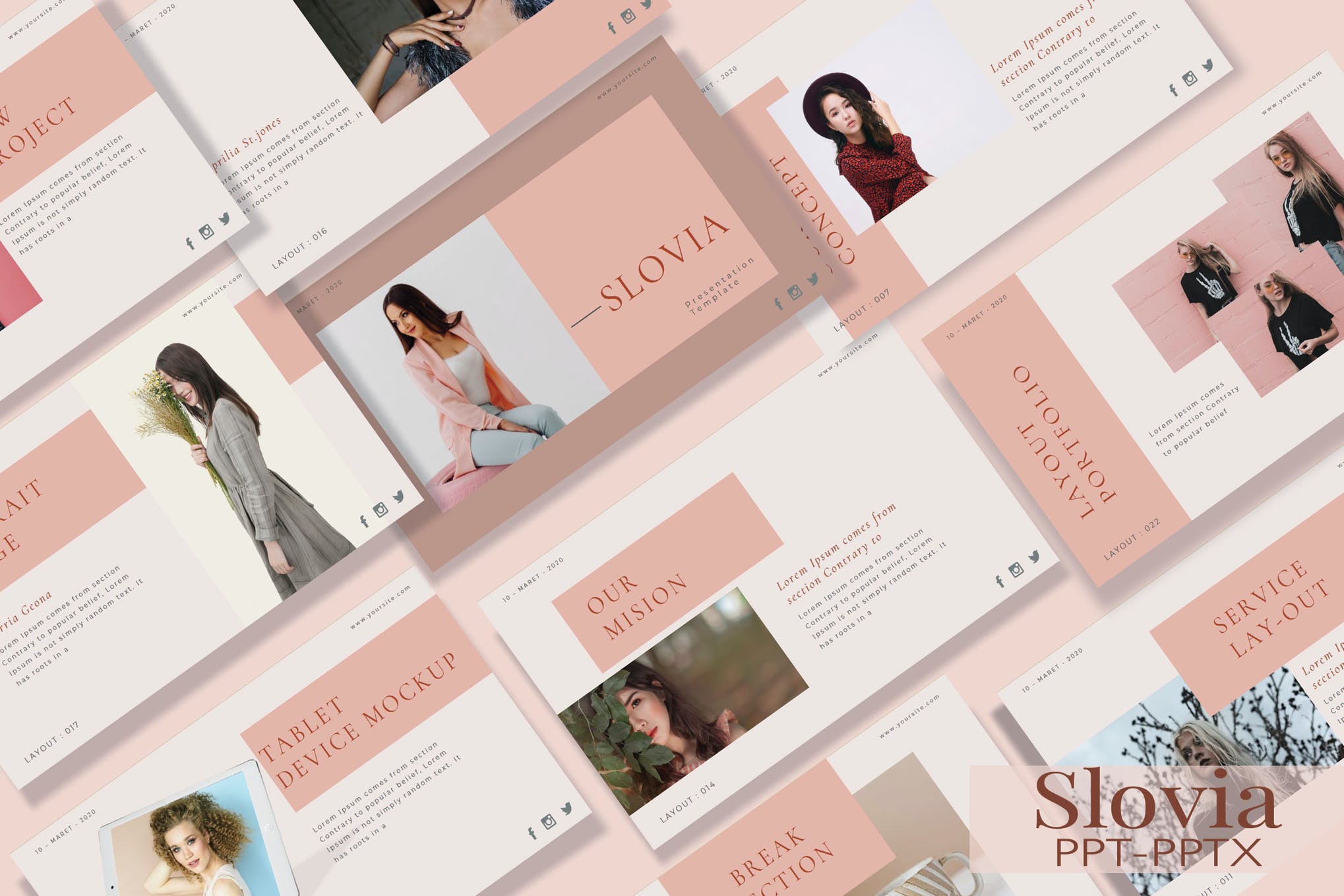 Fashion Slide Templates