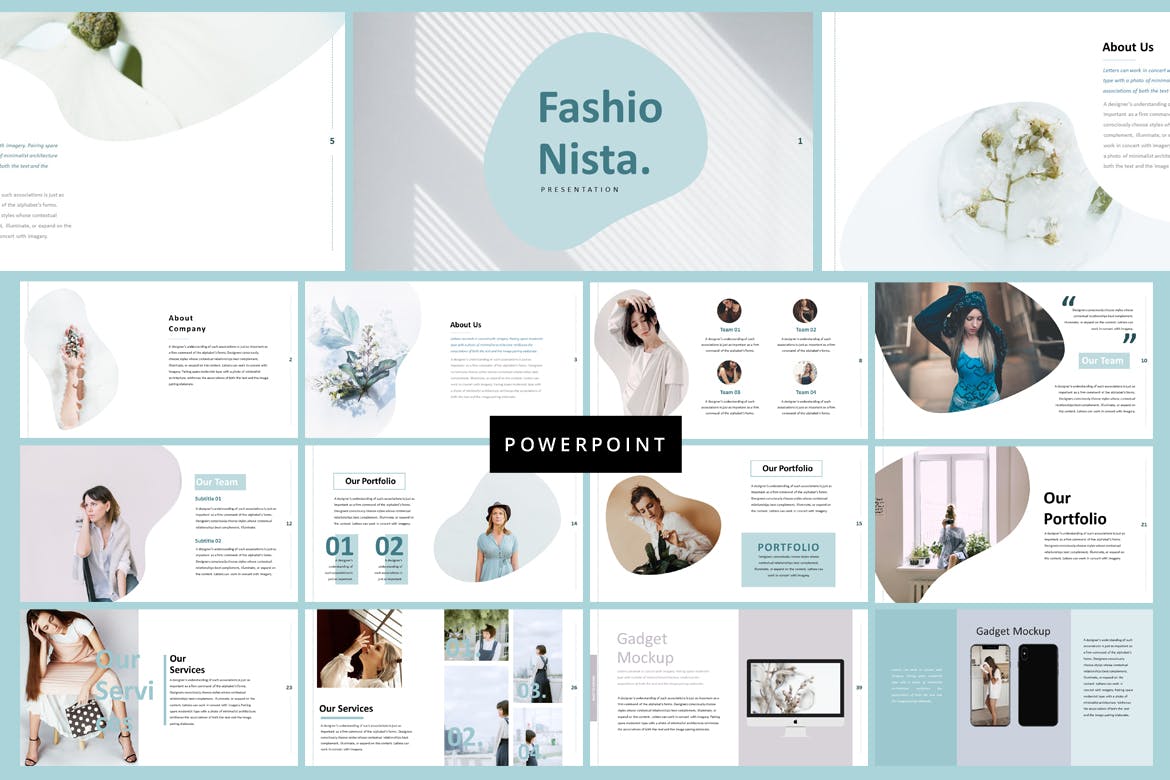 fashion ppt slides