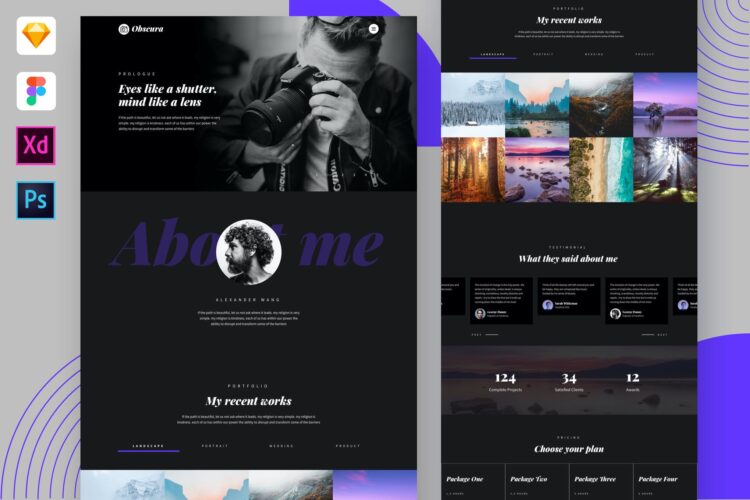 25 Best Figma Portfolio Templates Make A Portfolio Website In Figma portfolio-website-design-website-design-layout-web-layout-ui-ux