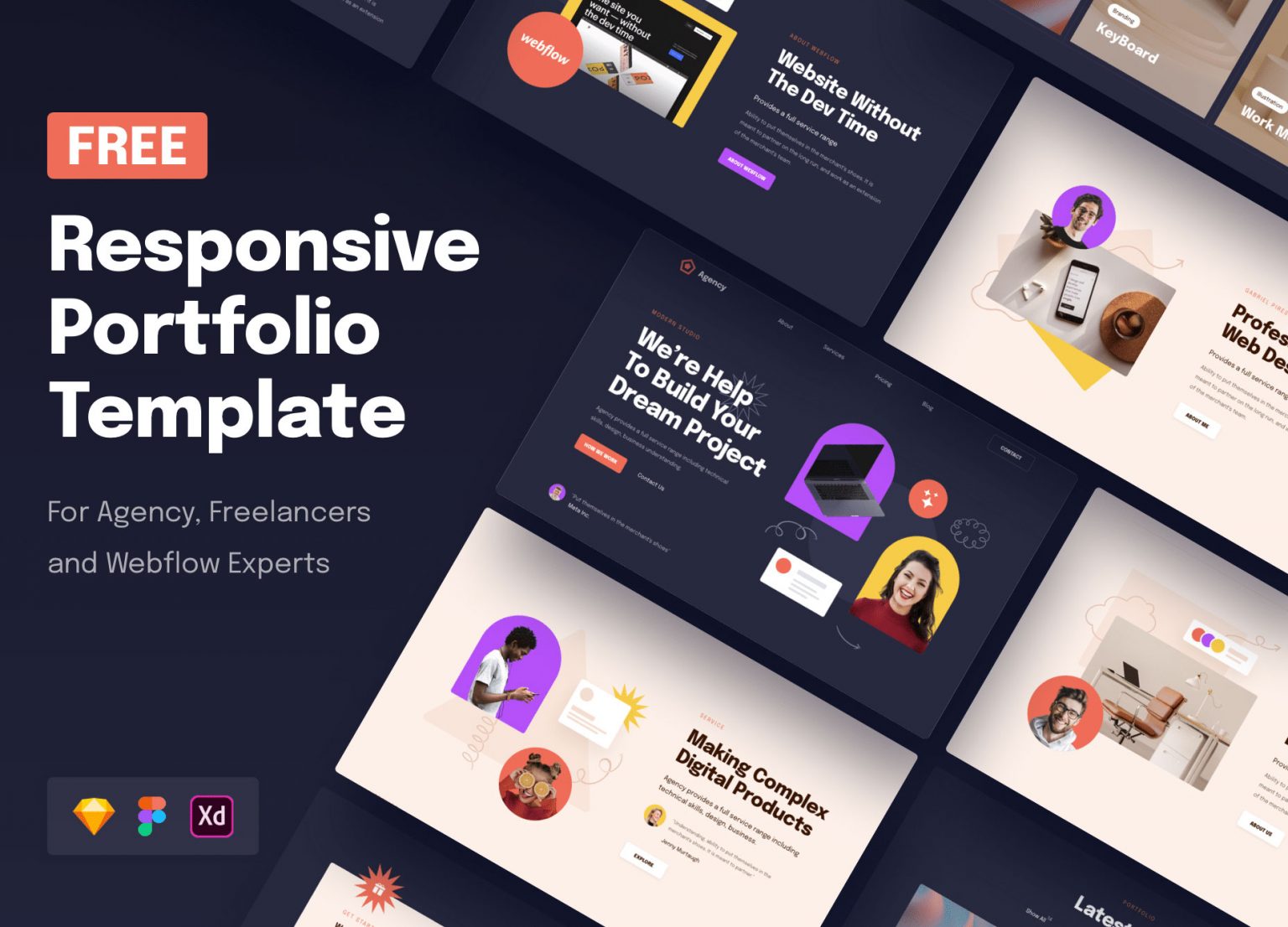 Template Portofolio Figma Gratis