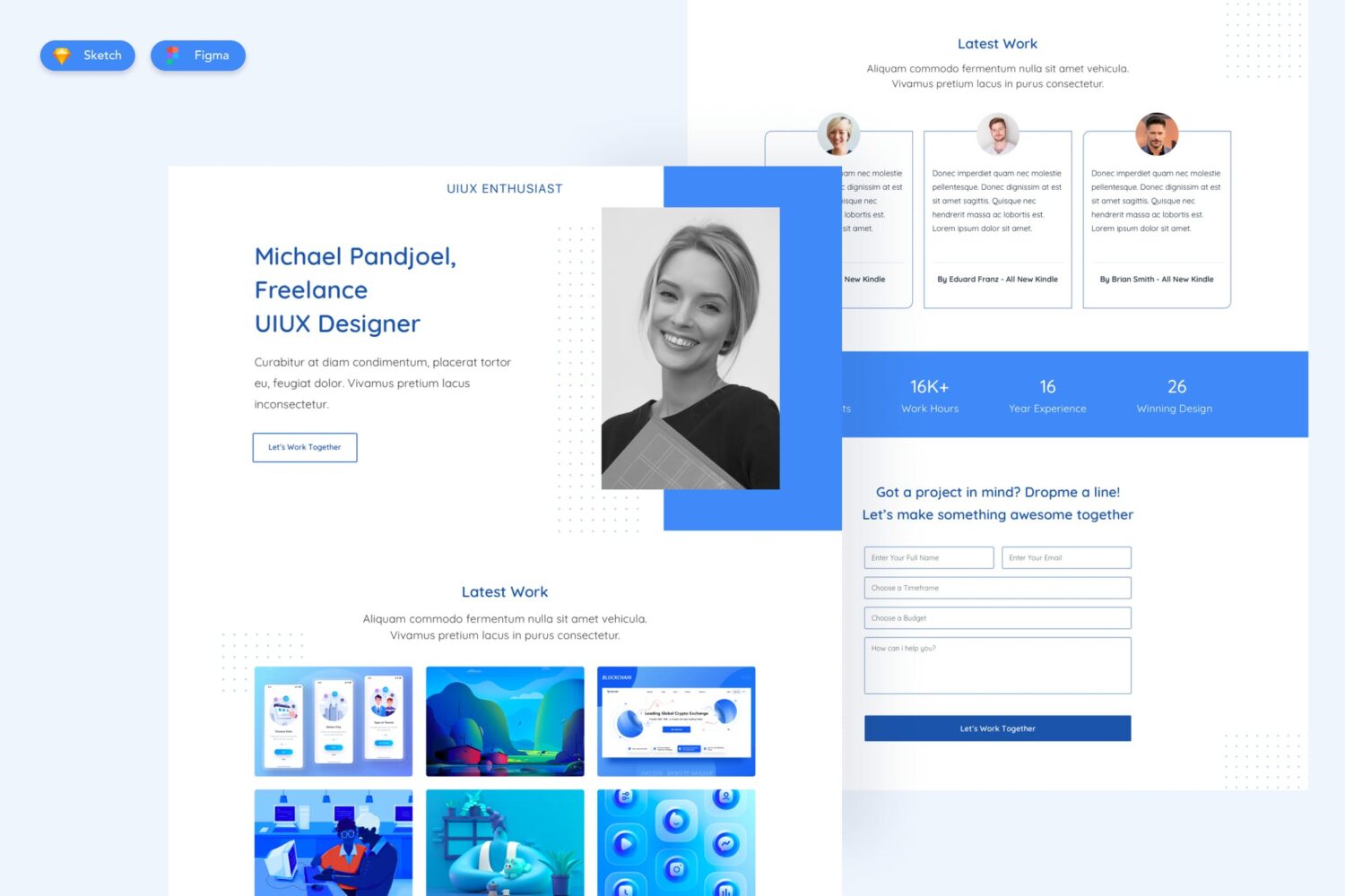 20+ Best Figma Portfolio Templates (Make a Portfolio Website in Figma