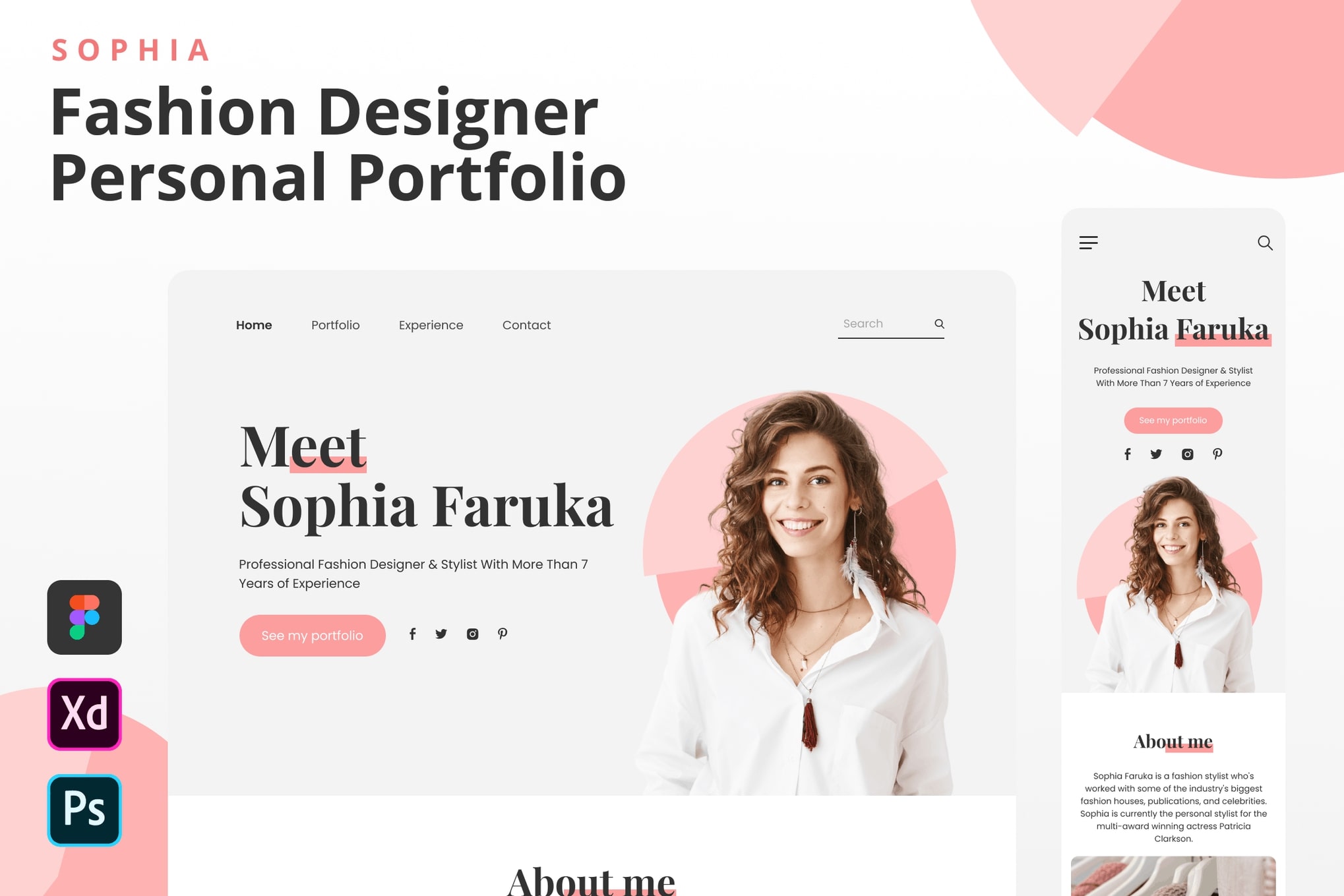 figma portfolio template