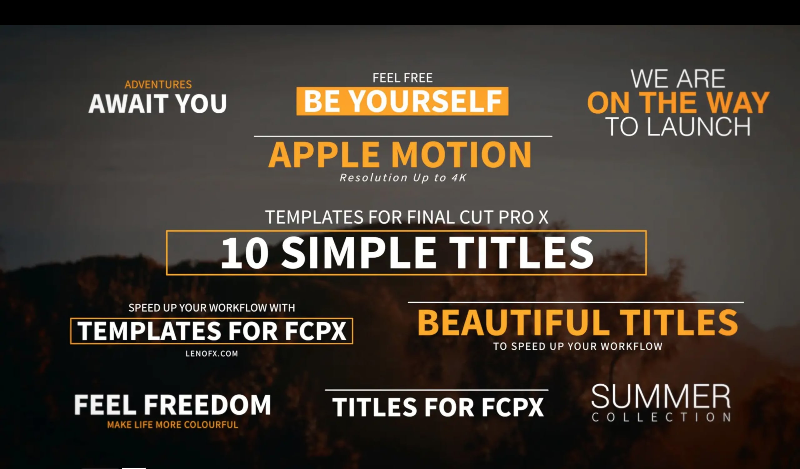 final cut pro text effects free