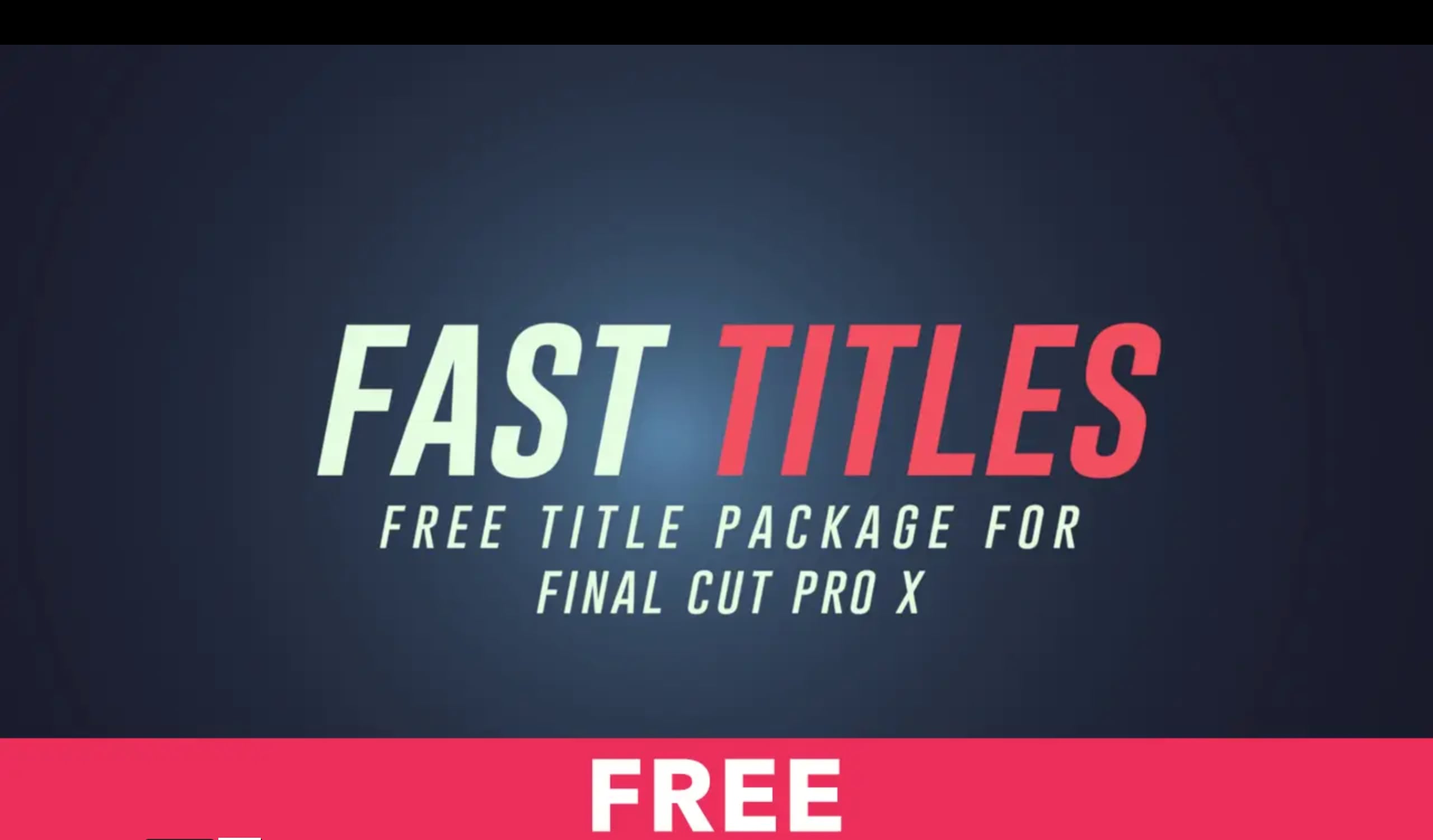 free text final cut pro