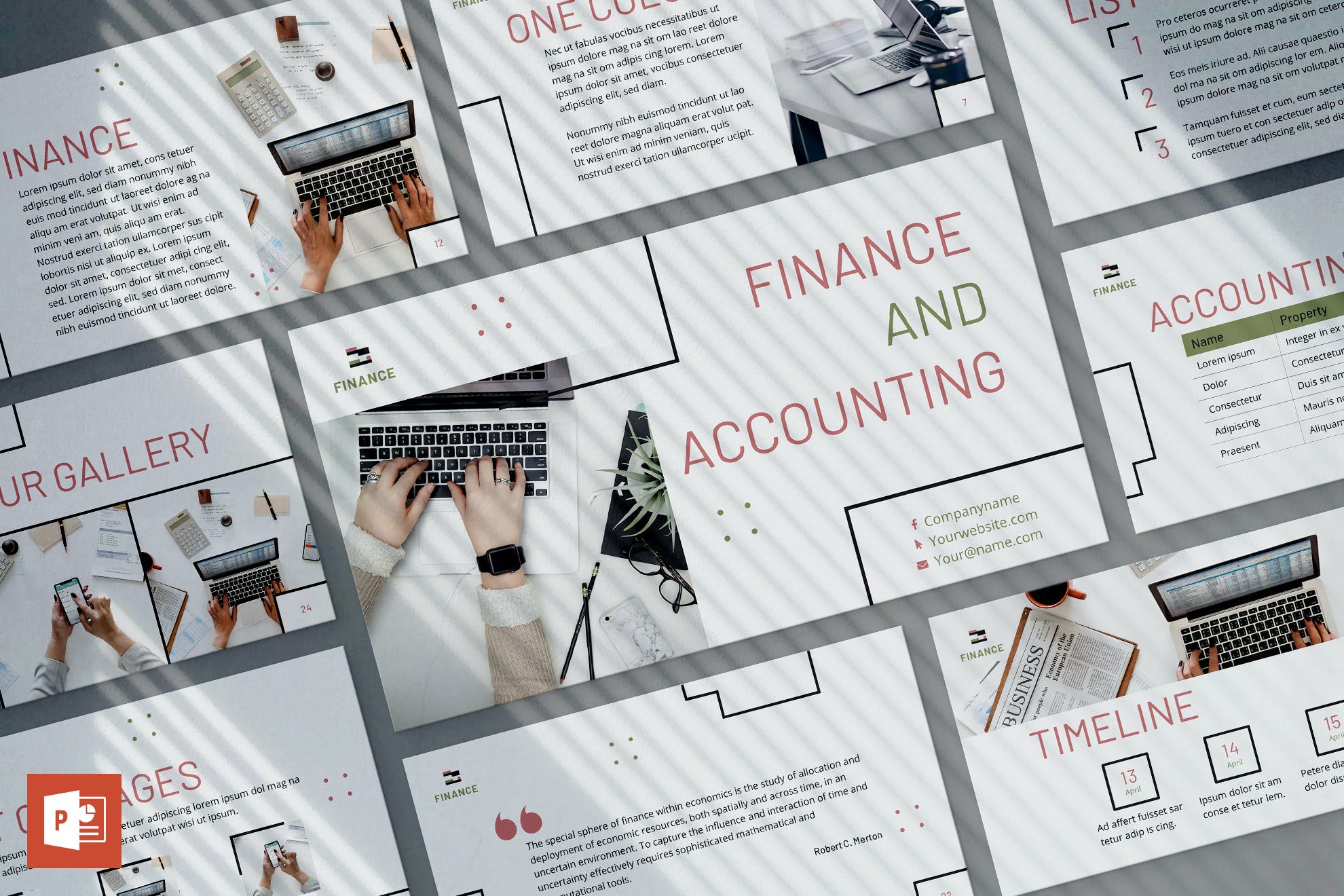 finance powerpoint template