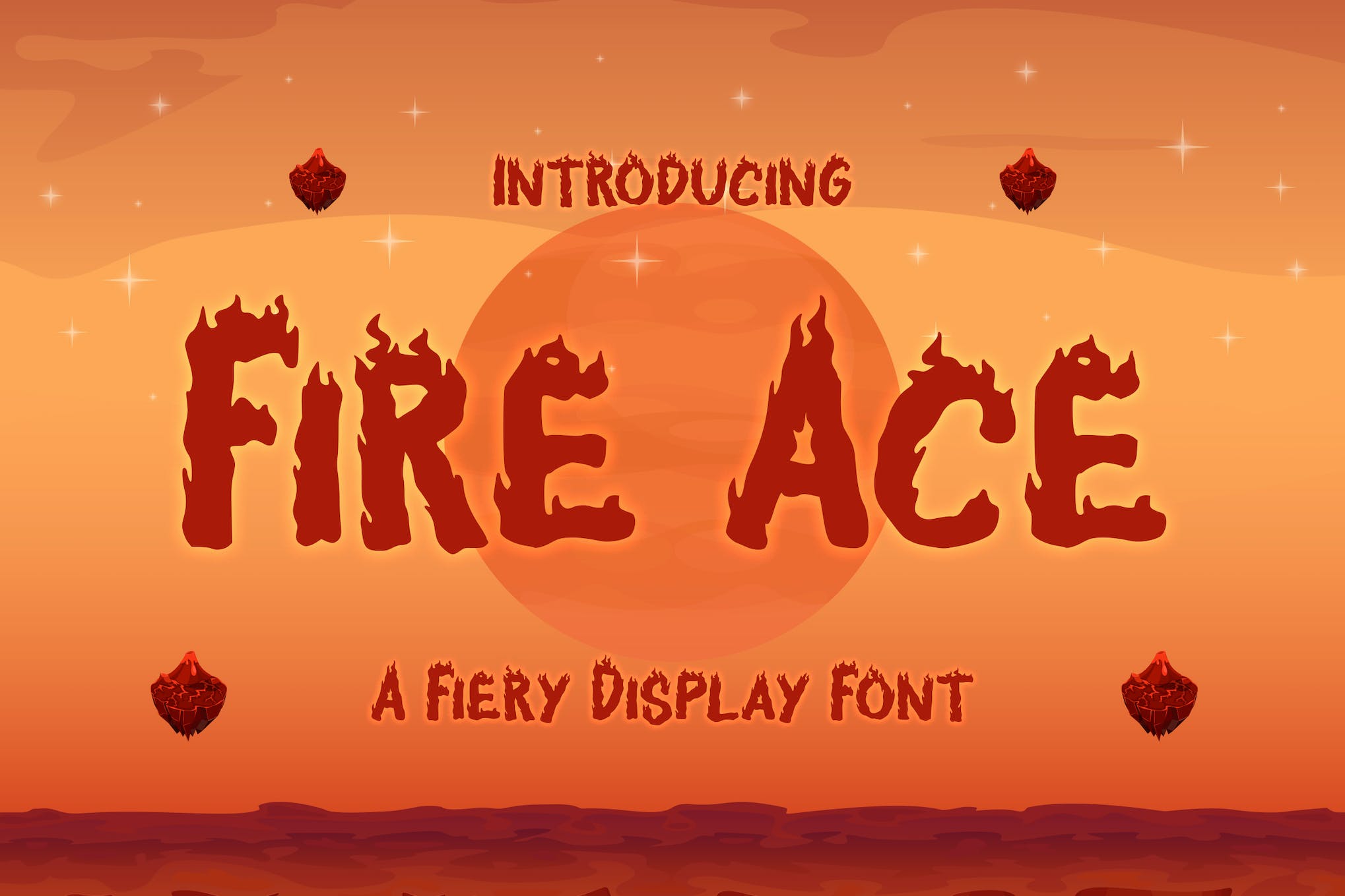 Fire Ace Fiery Display