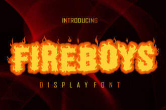 20+ Best Fire Fonts for Hot and Fiery Designs