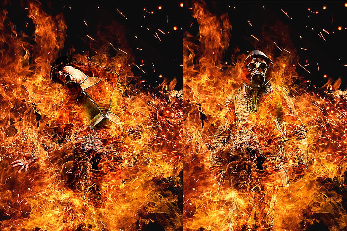 Fire Photoshop Action