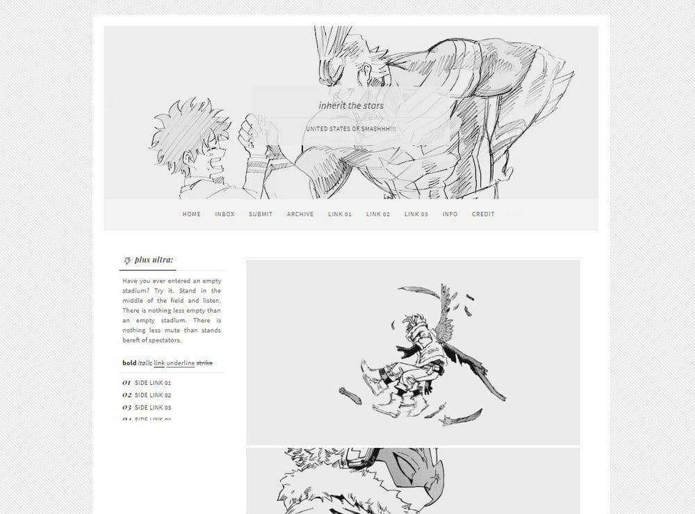 Anime Tumblr Layouts