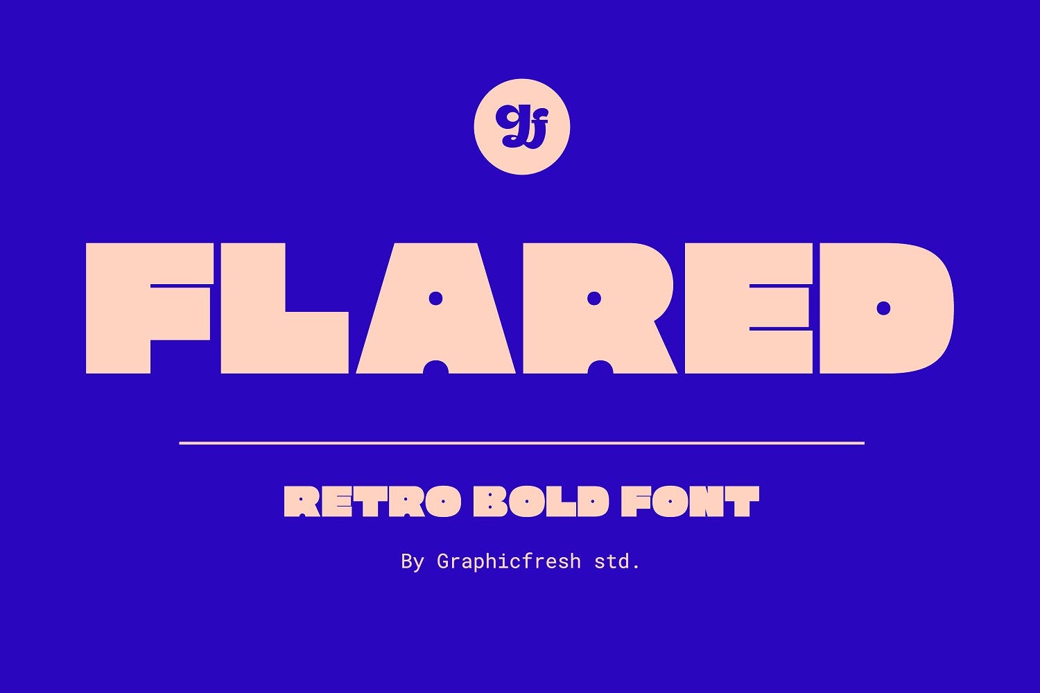 Flared Bold Retro Font