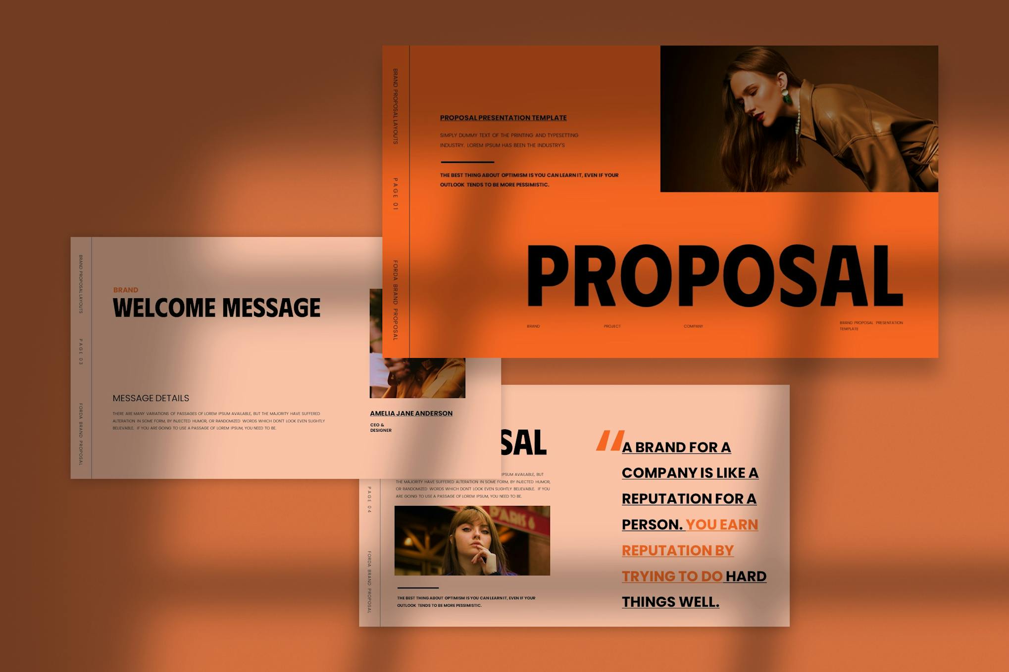 Forda - Brand Proposal PowerPoint Template