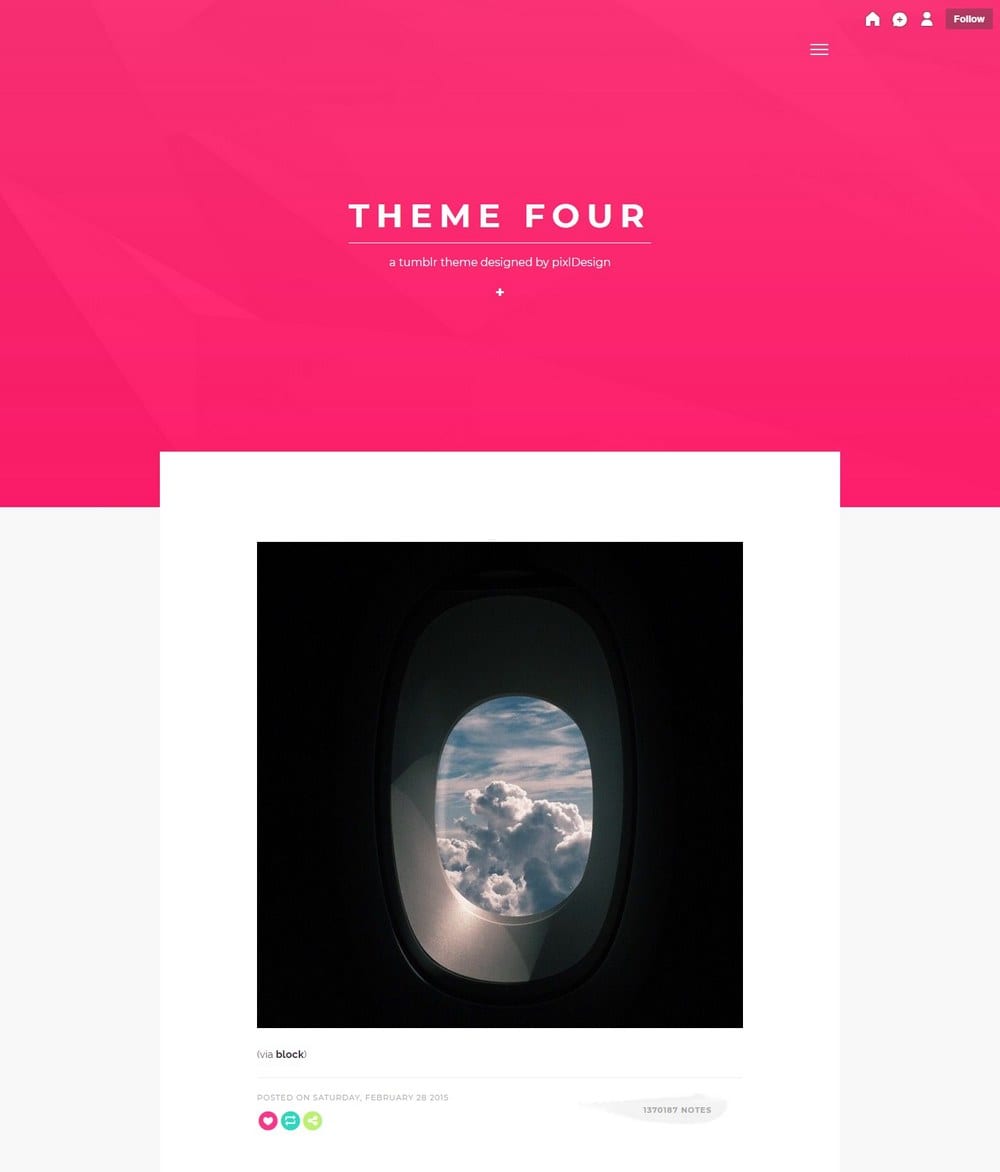 four-minimal-tumblr-theme