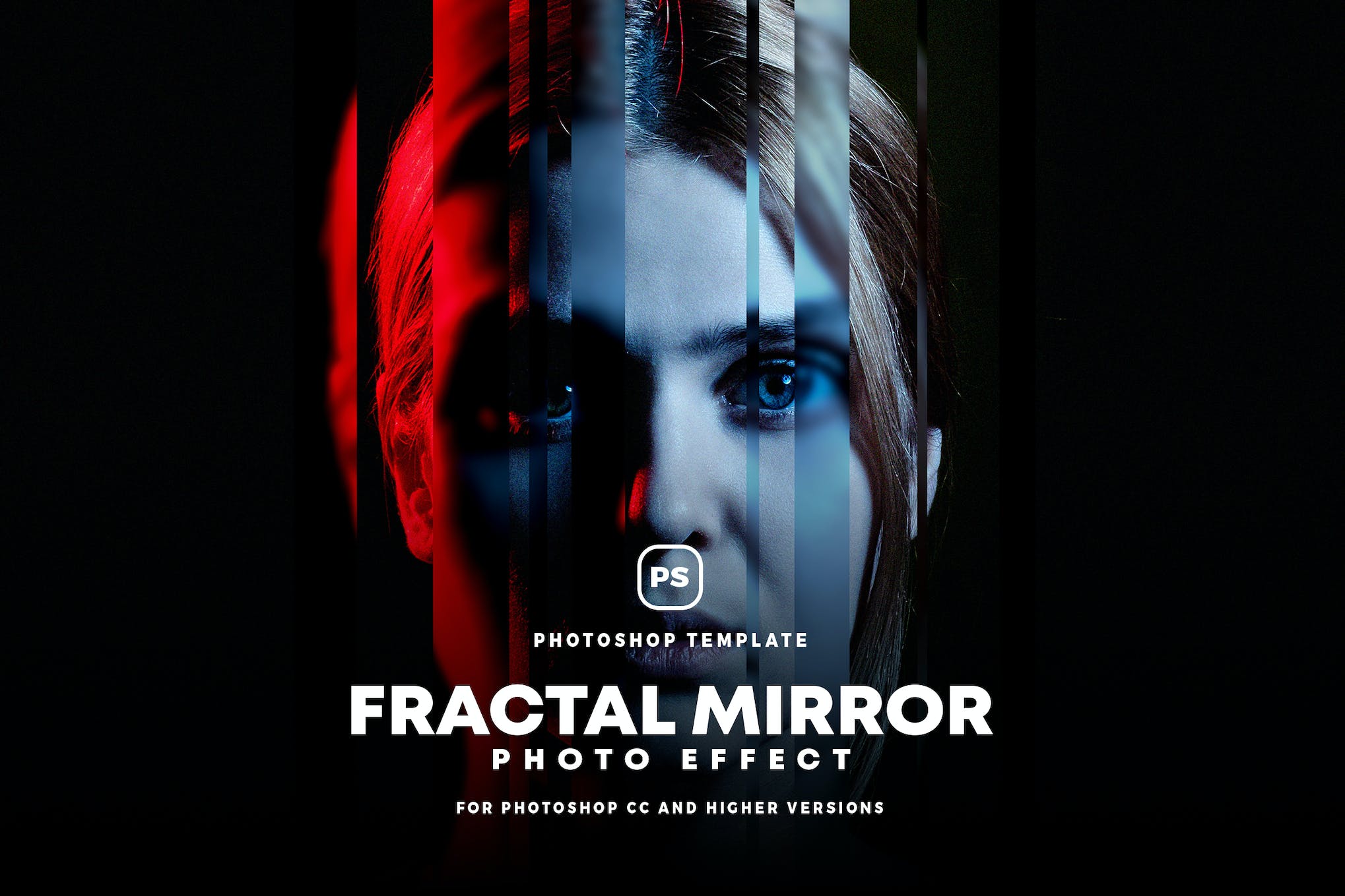 Fractal Mirror Effect for Photoshop