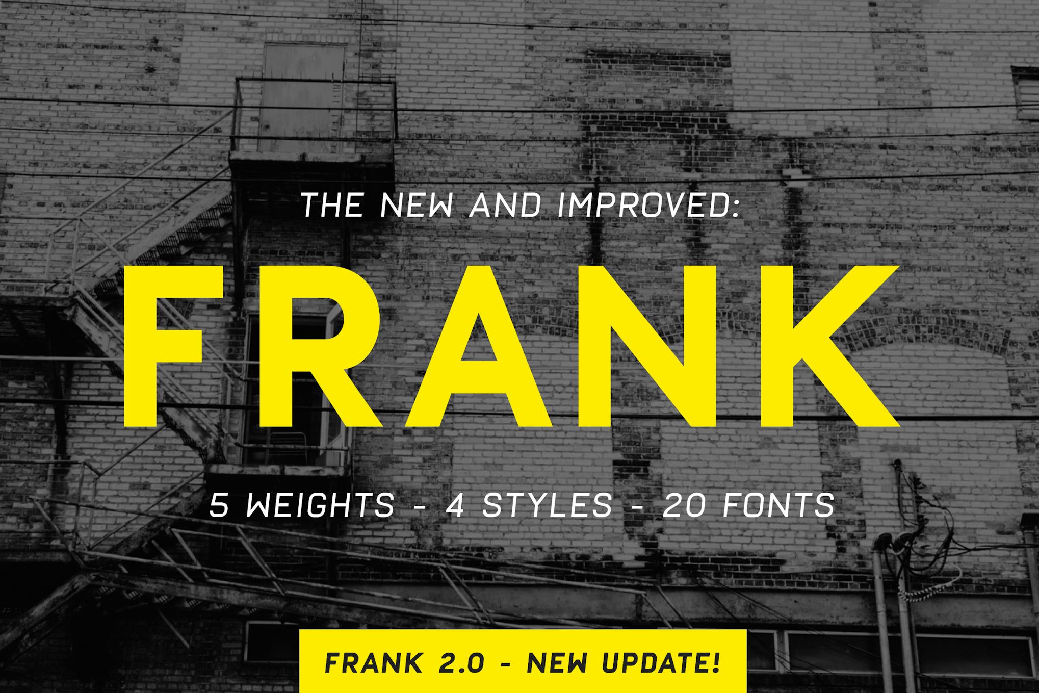 Frank Modern Typeface