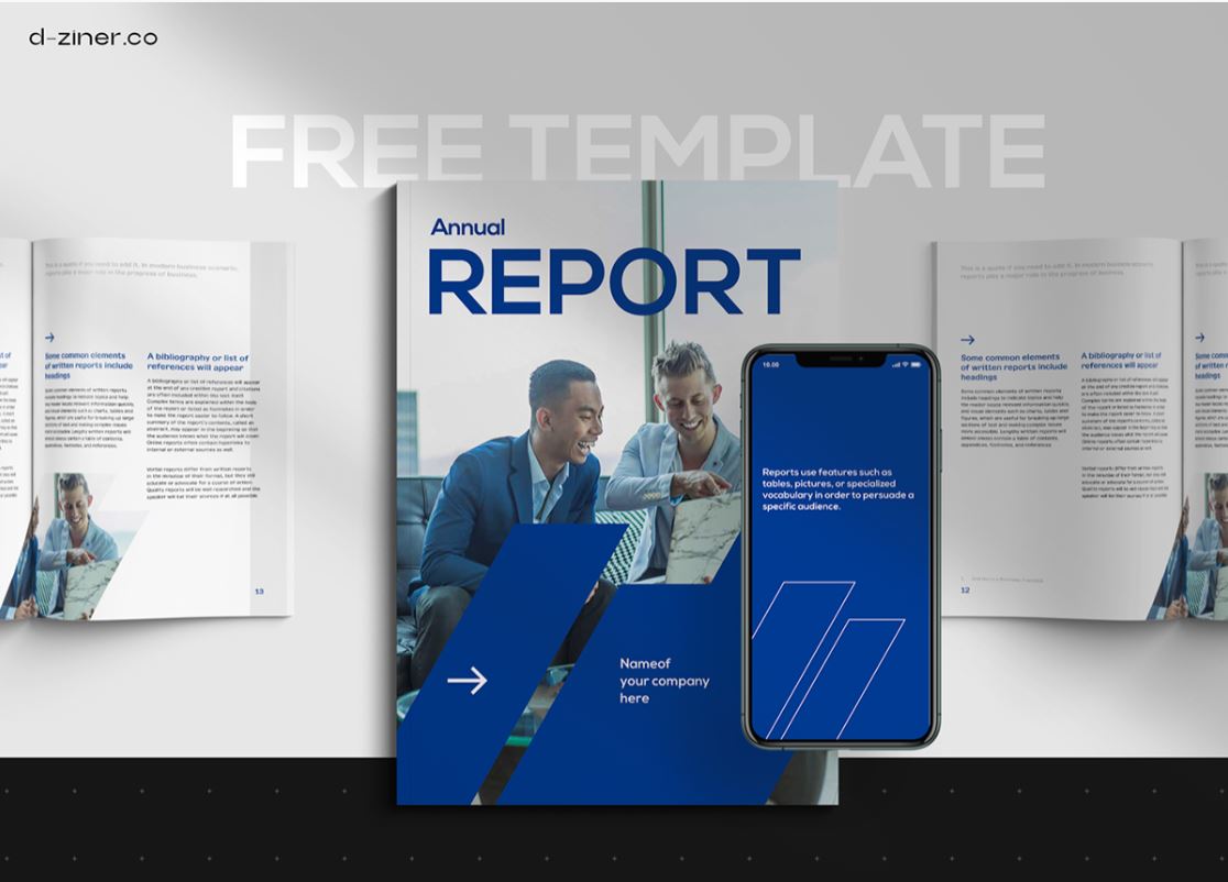 annual report template free download annual report template free download