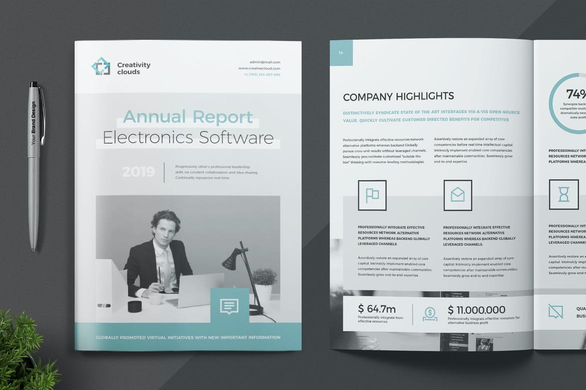 annual report template free download annual report template free download