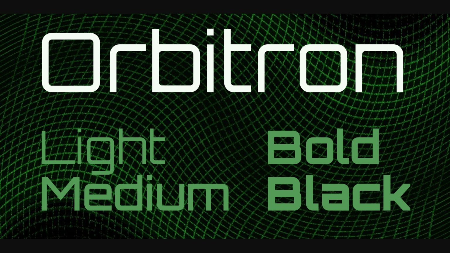 orbitron bold not working