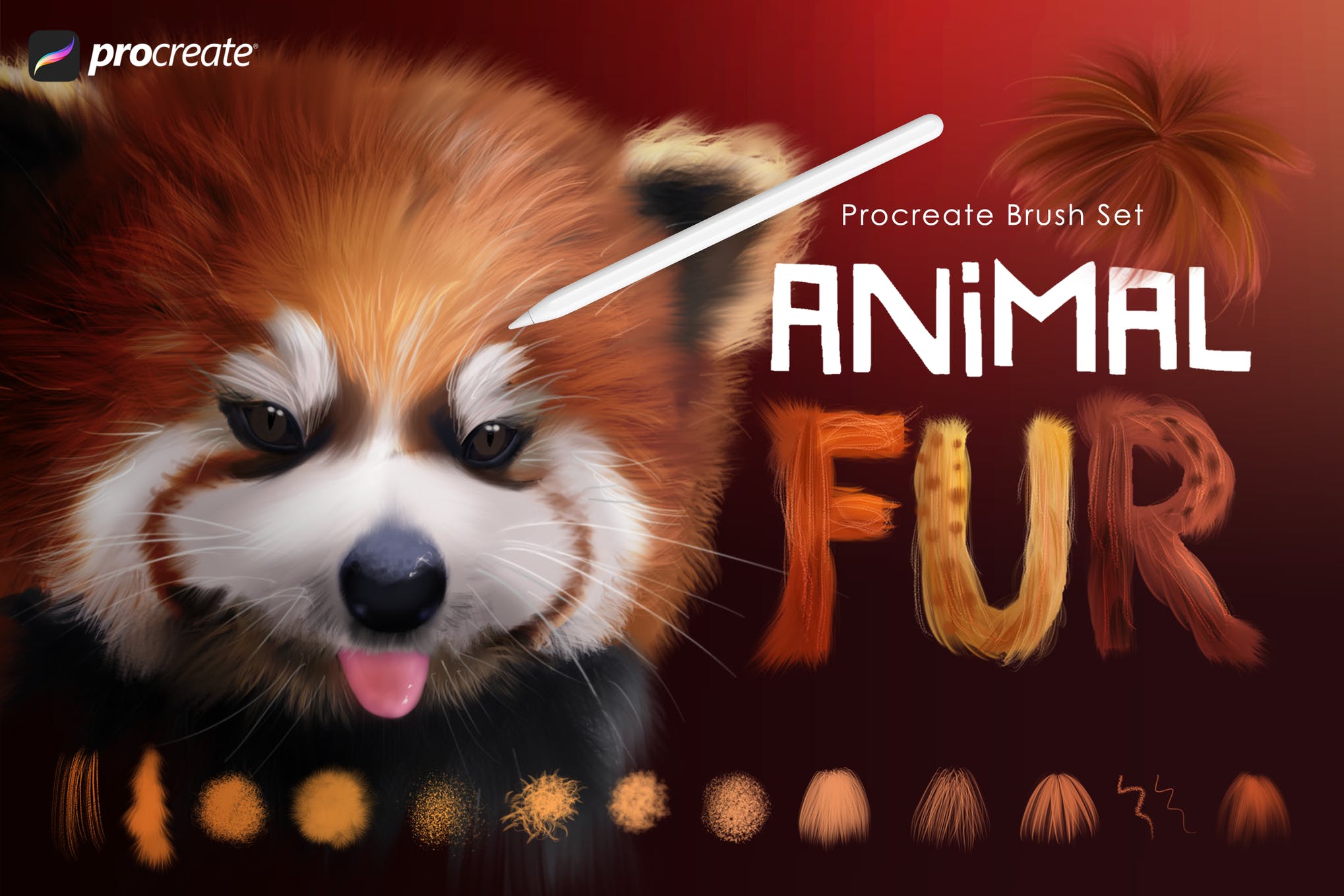 Free Fun Pack Brush Set - Free Brushes for Procreate