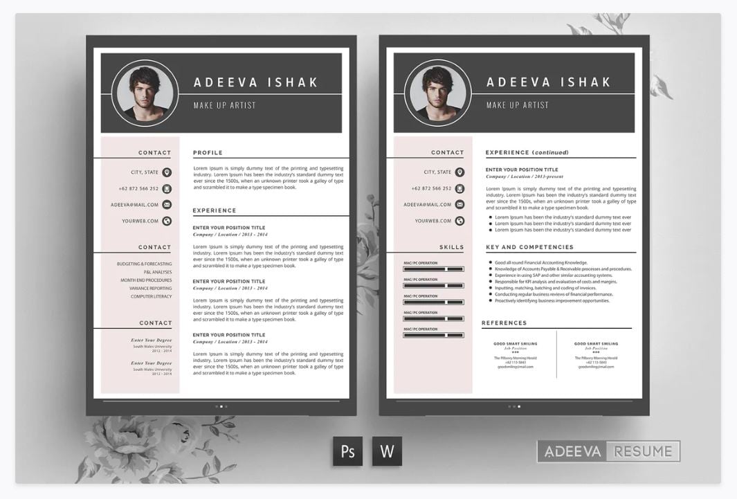 Free Professional Cv Template Word from www.theme-junkie.com