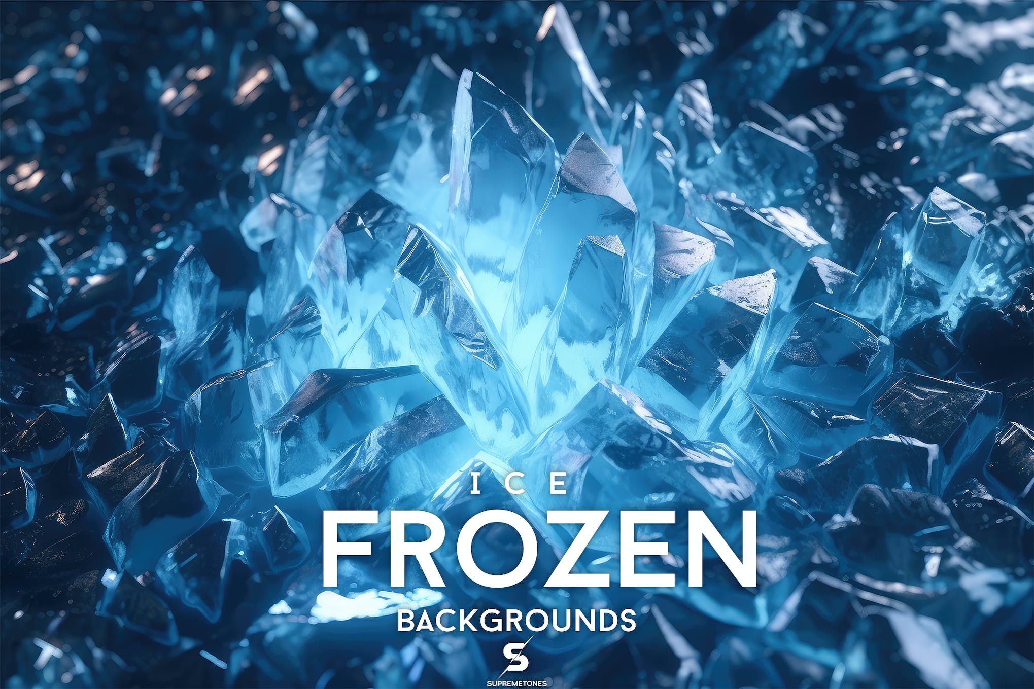 Frozen Ice Textures for Photoshop