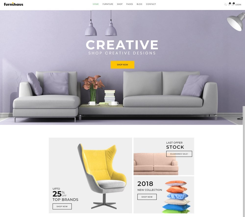 Wcom - Modern Furniture WooCommerce