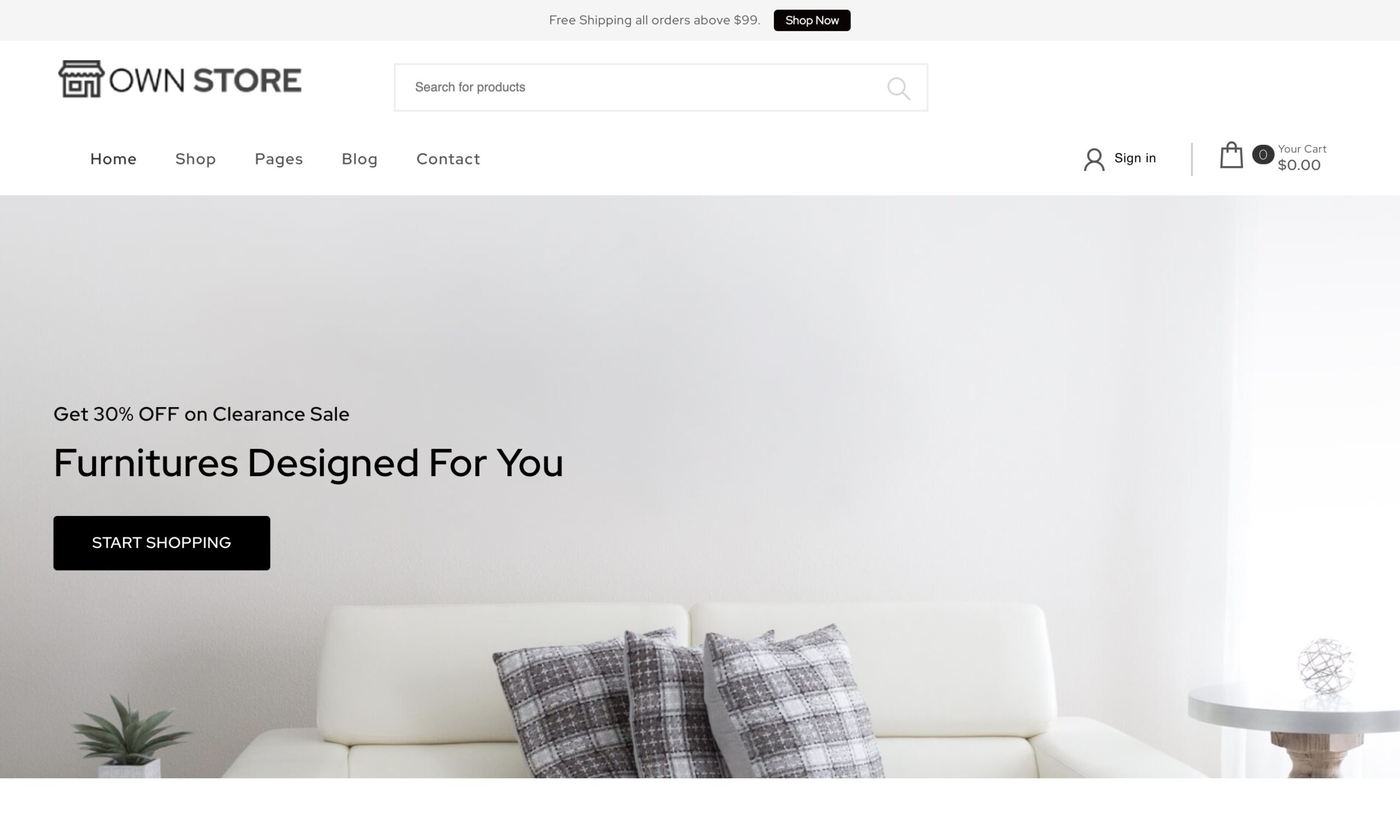 furniture wordpress theme