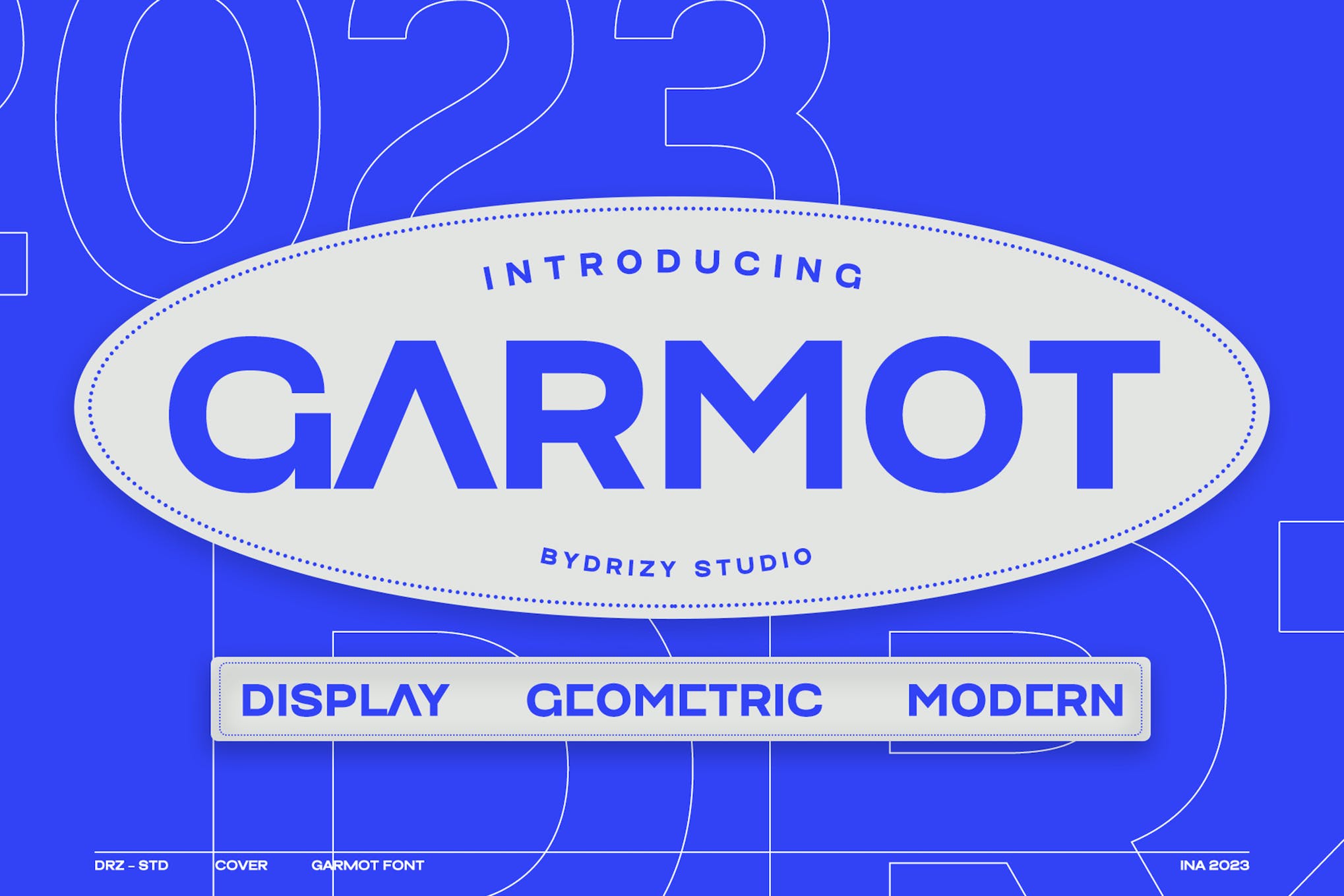 Garmot Modern Geometric Font