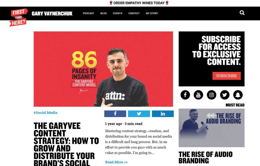 gary vee blog