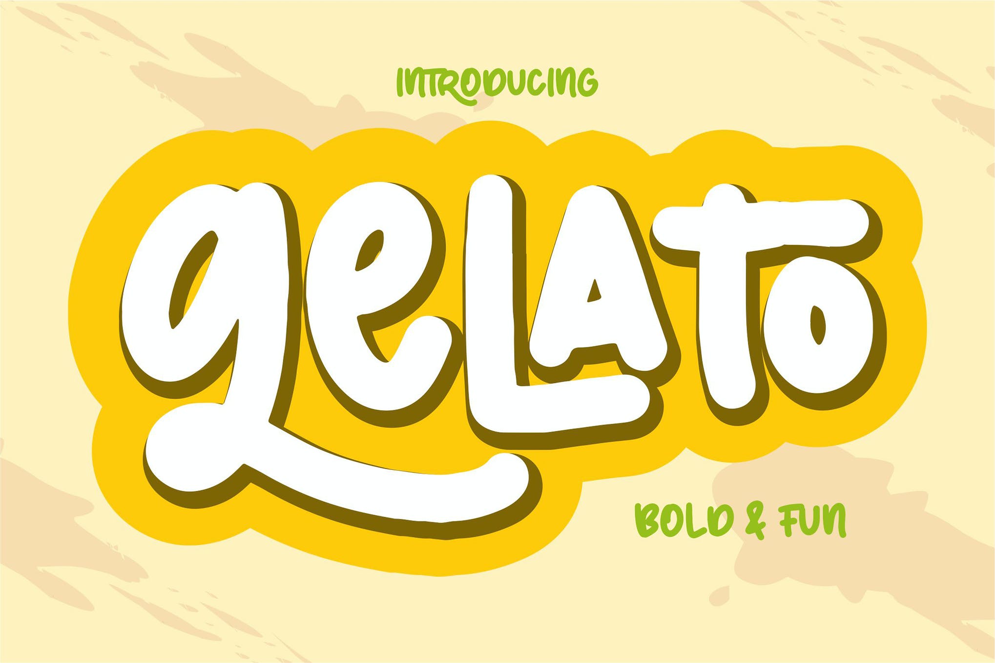 Gelato Bold Fun Font