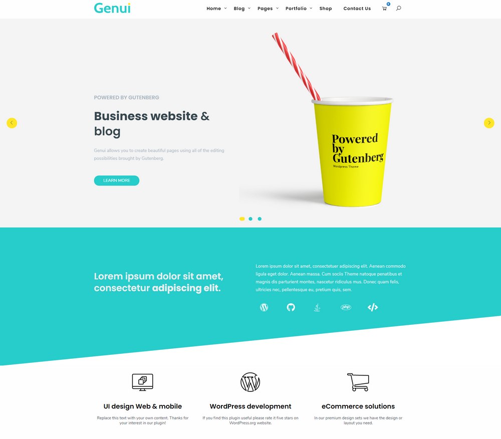 genui-free-easiest-wordpress-theme