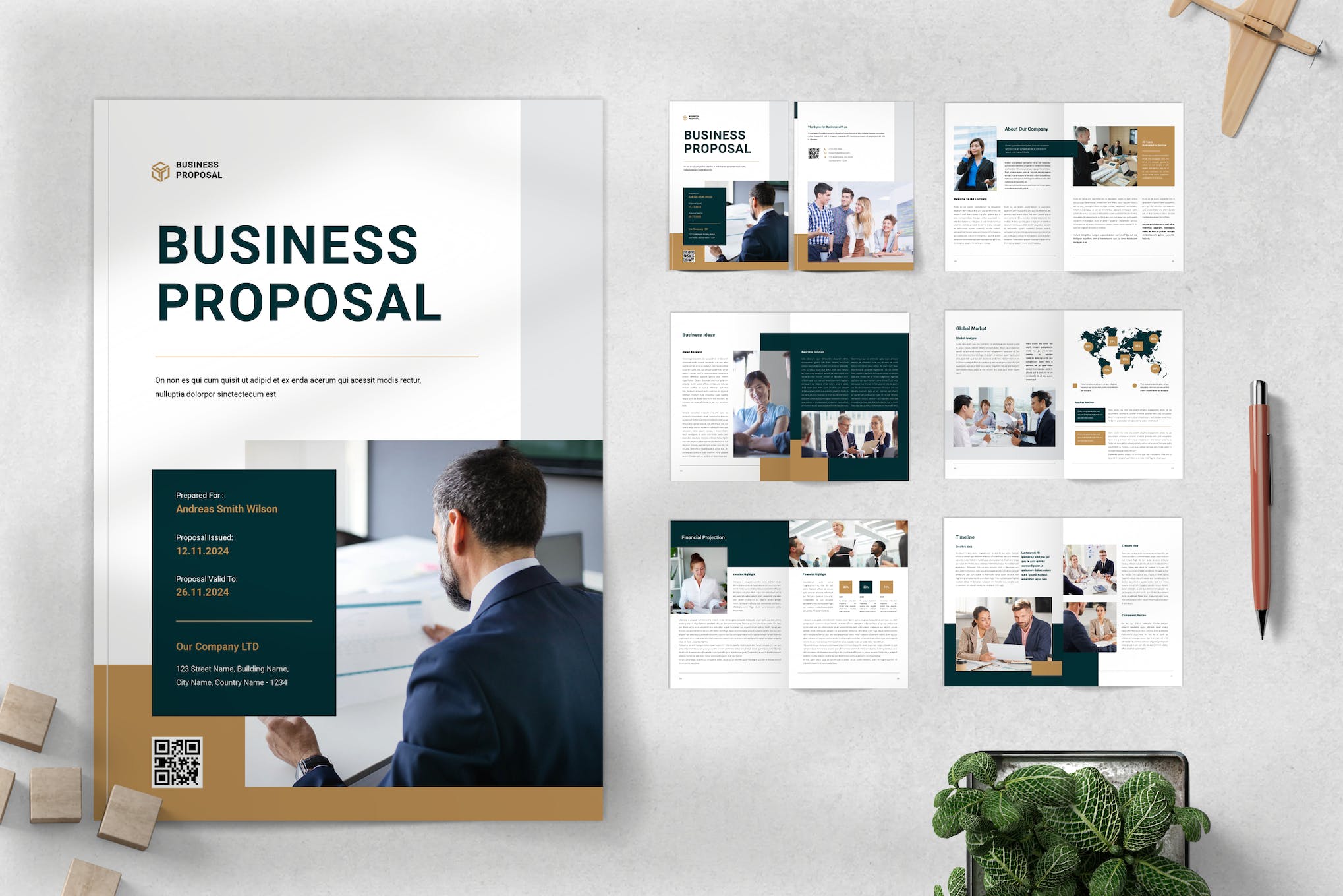 Geryana - Business Proposal Template