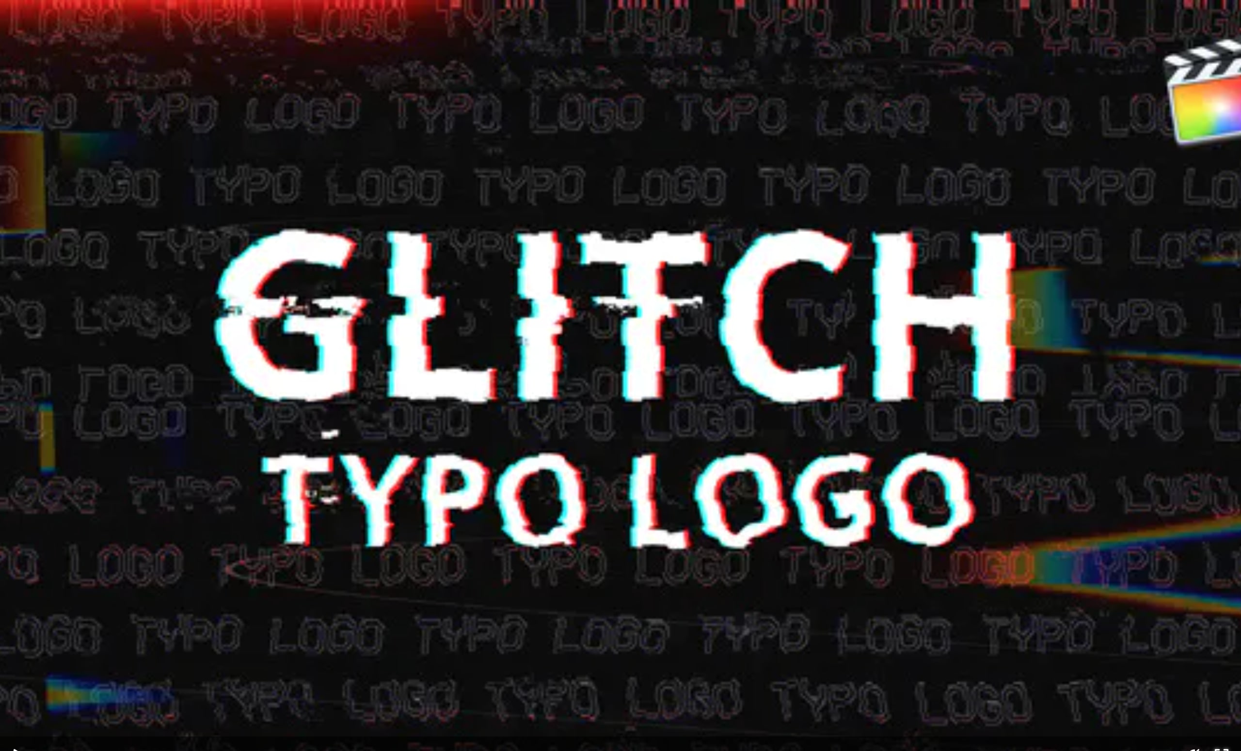 glitch effect final cut pro