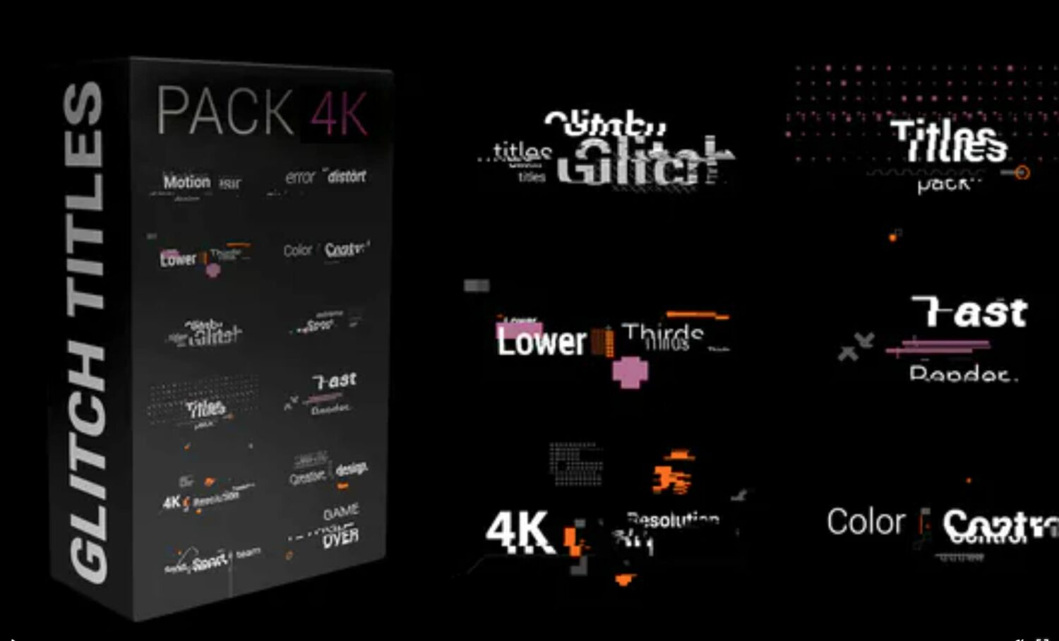 20+ Best Final Cut Pro Glitch, VHS + Flicker Effects and Templates 2024