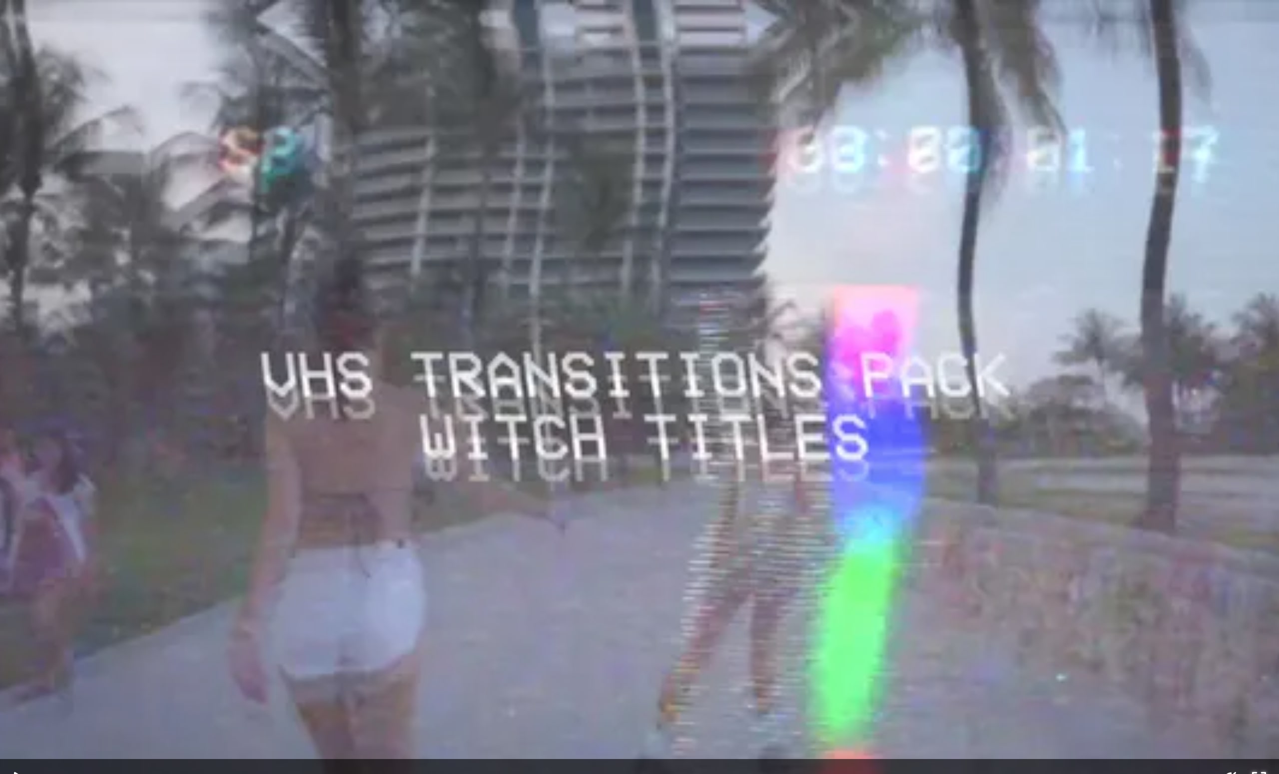 glitch effect final cut pro