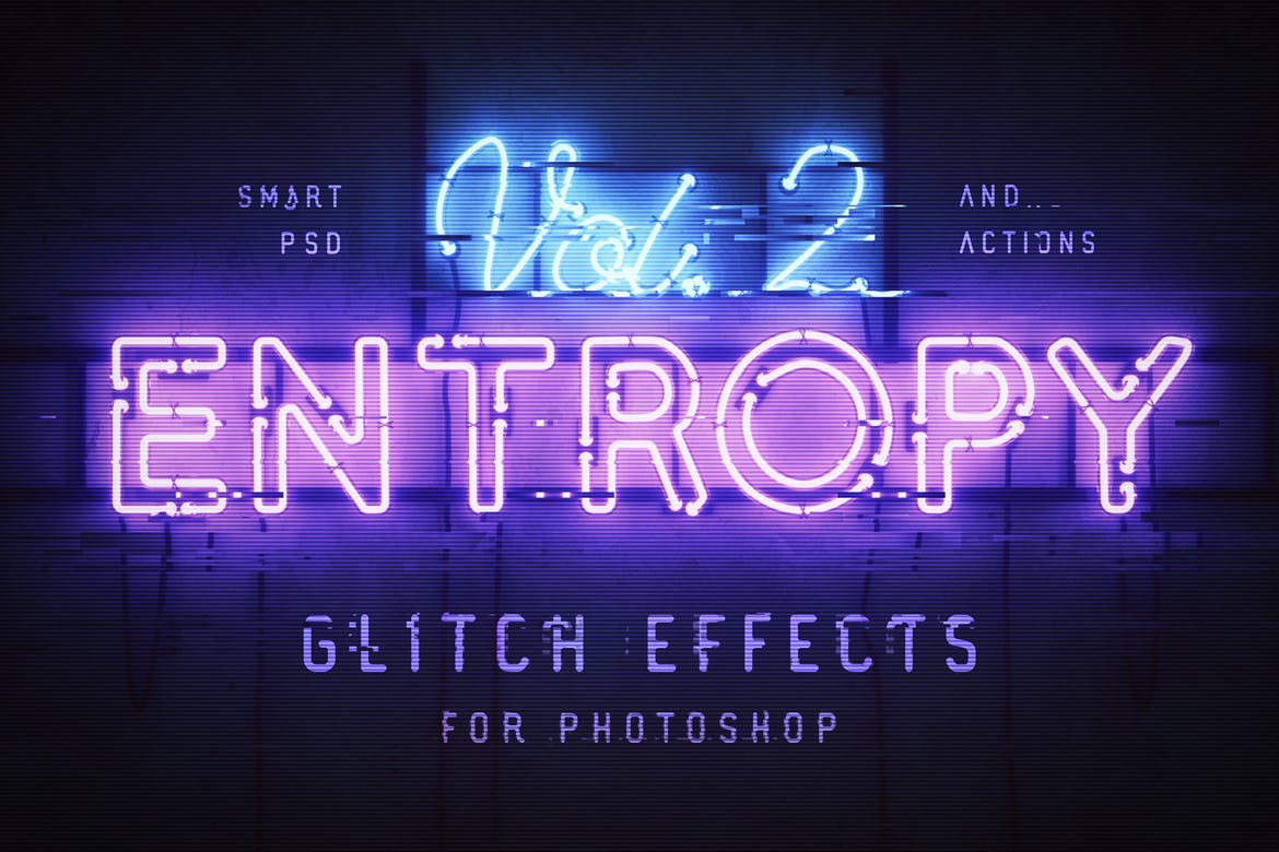 Animated Glitch 2 - Photoshop Action on Behance