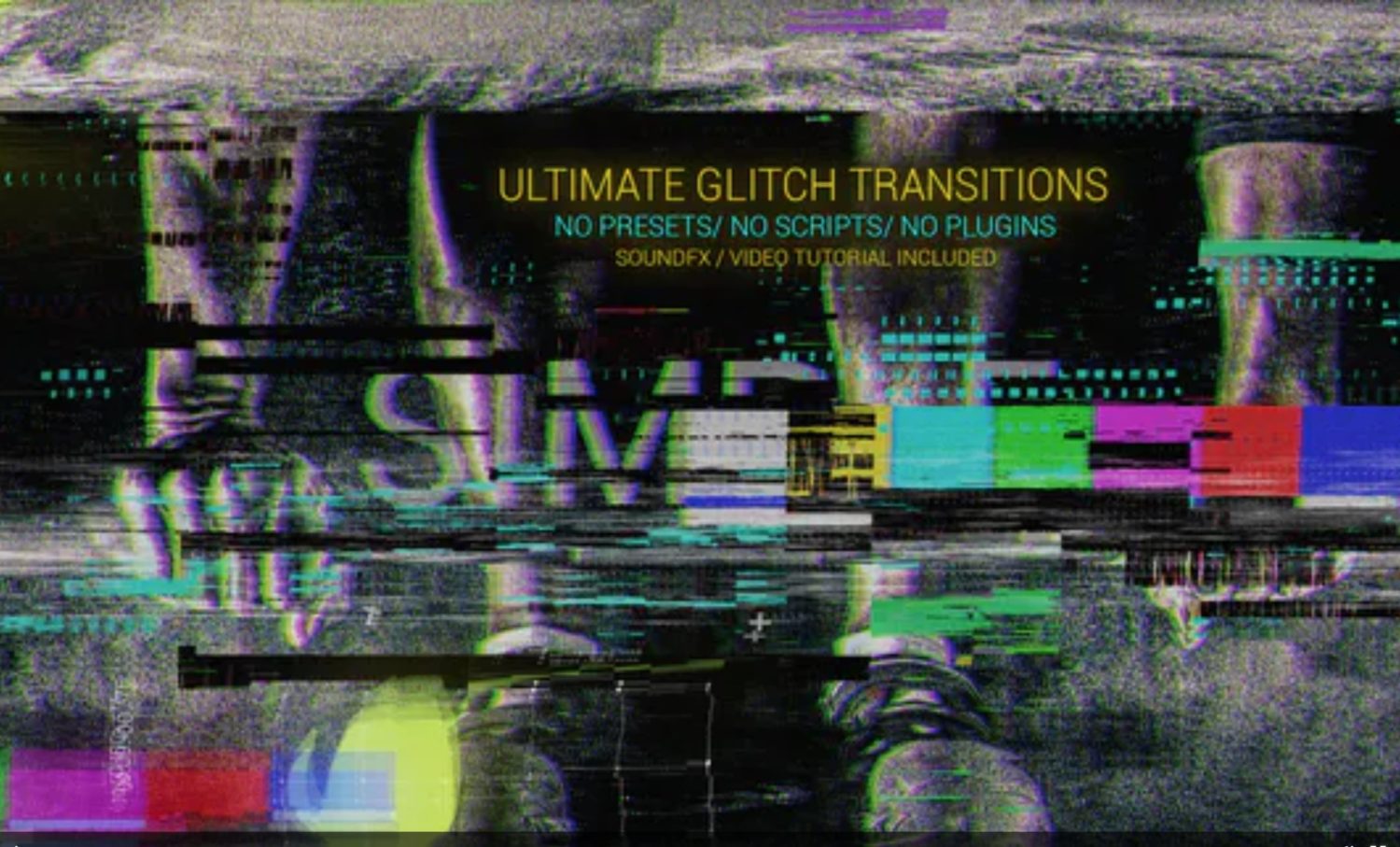 glitch transitions after effects free download