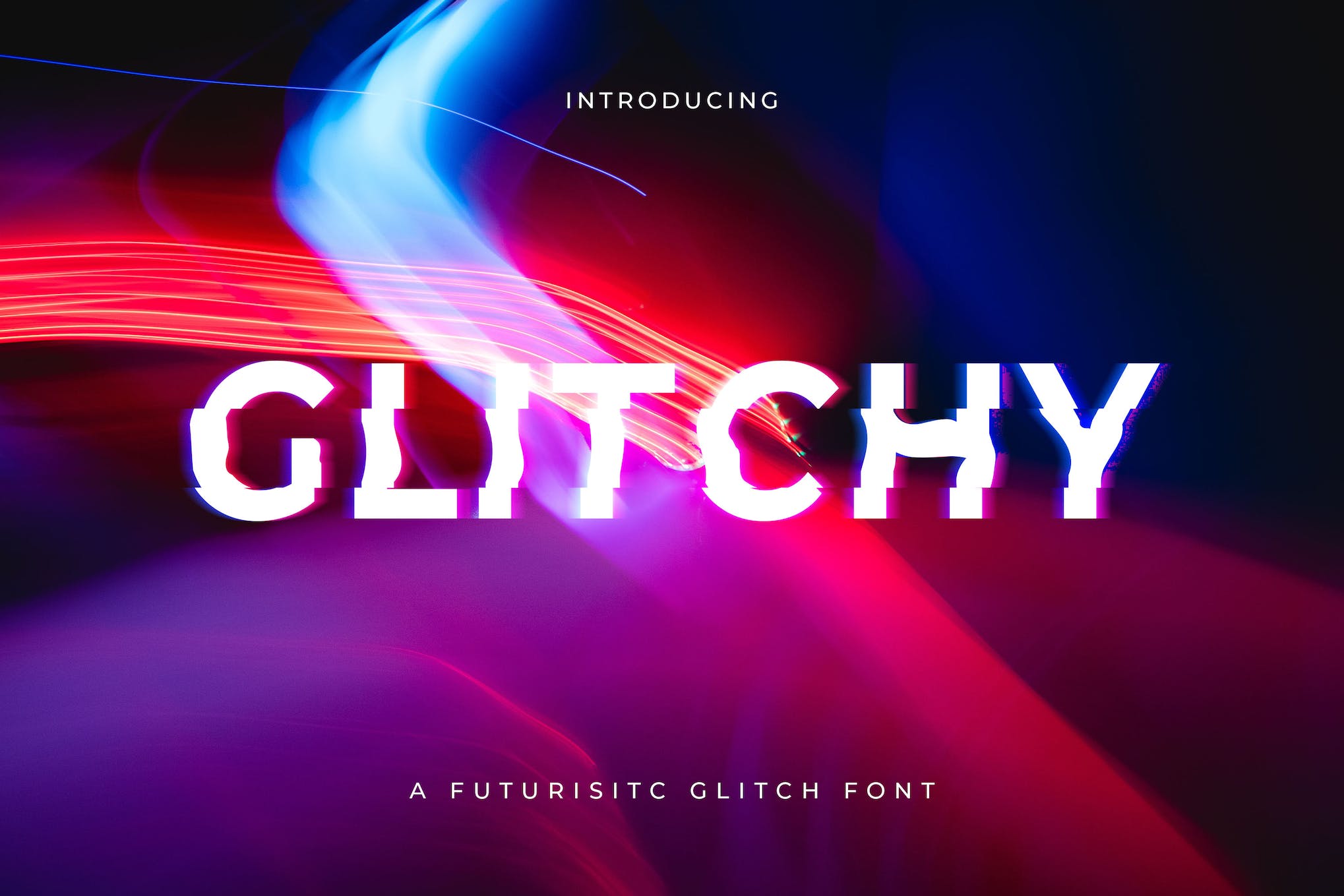 Glitchy Digital Typeface