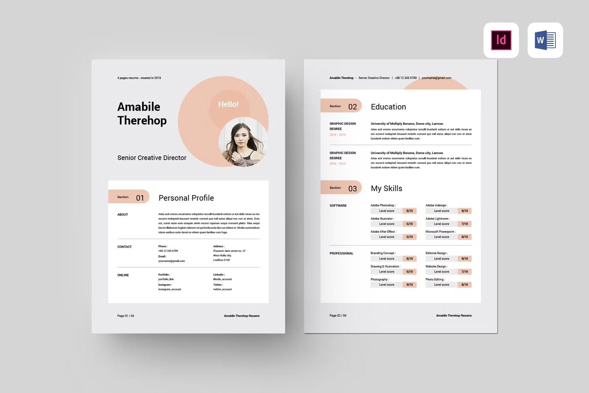 google docs resume template