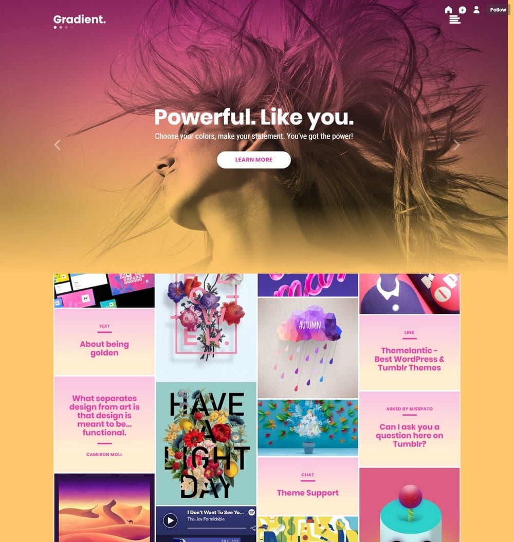 gradient-cute-tumblr-theme