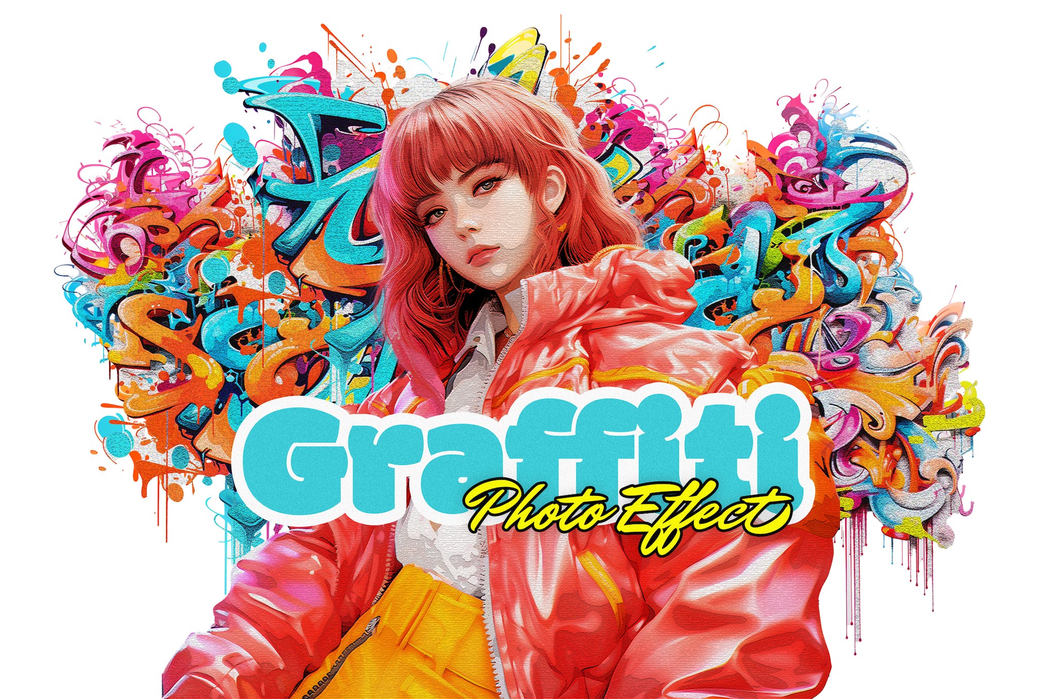 Graffiti Art Photo Effect PSD