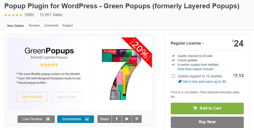green popups