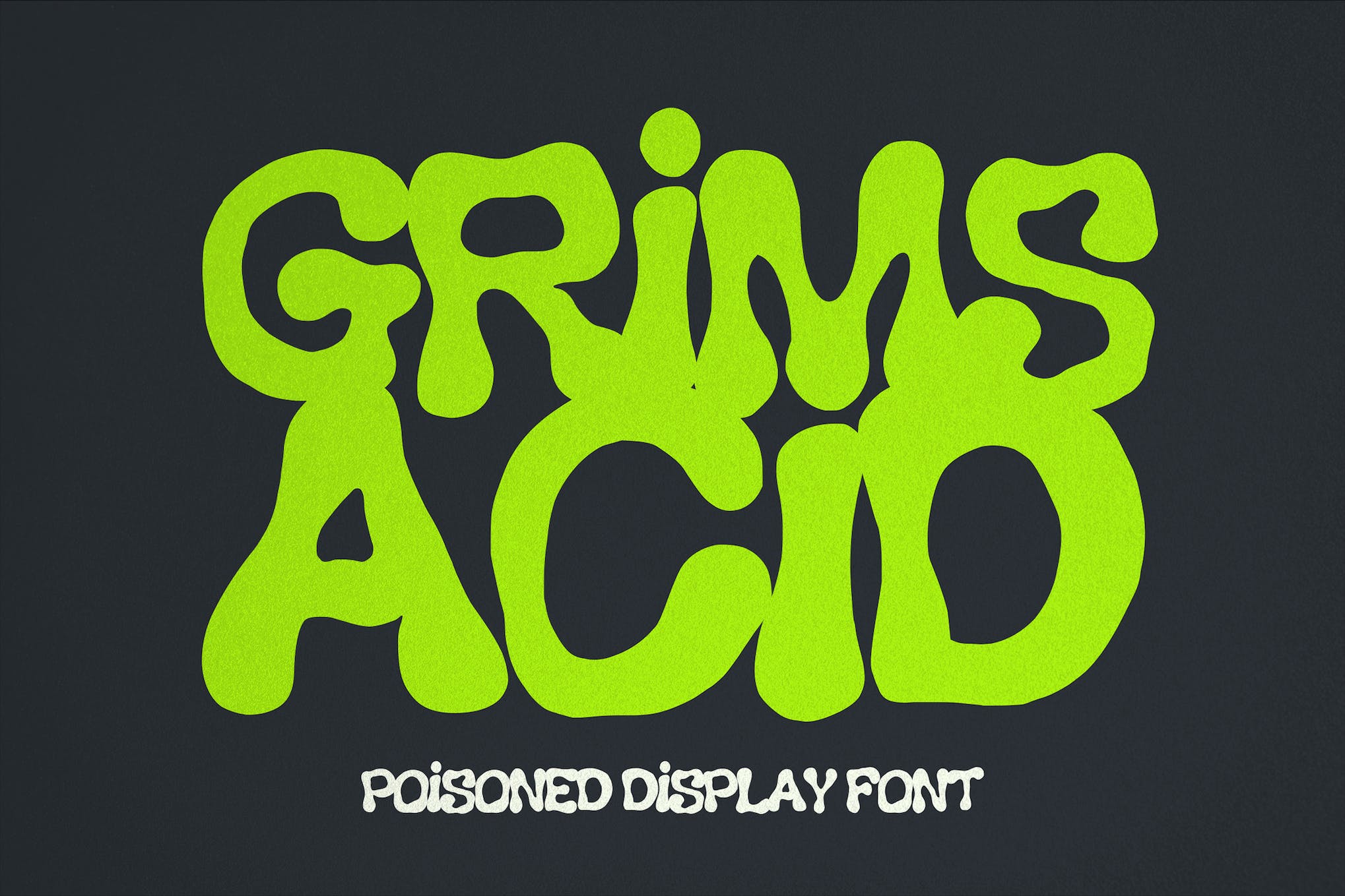 Grims Acid - Liquid Display Font