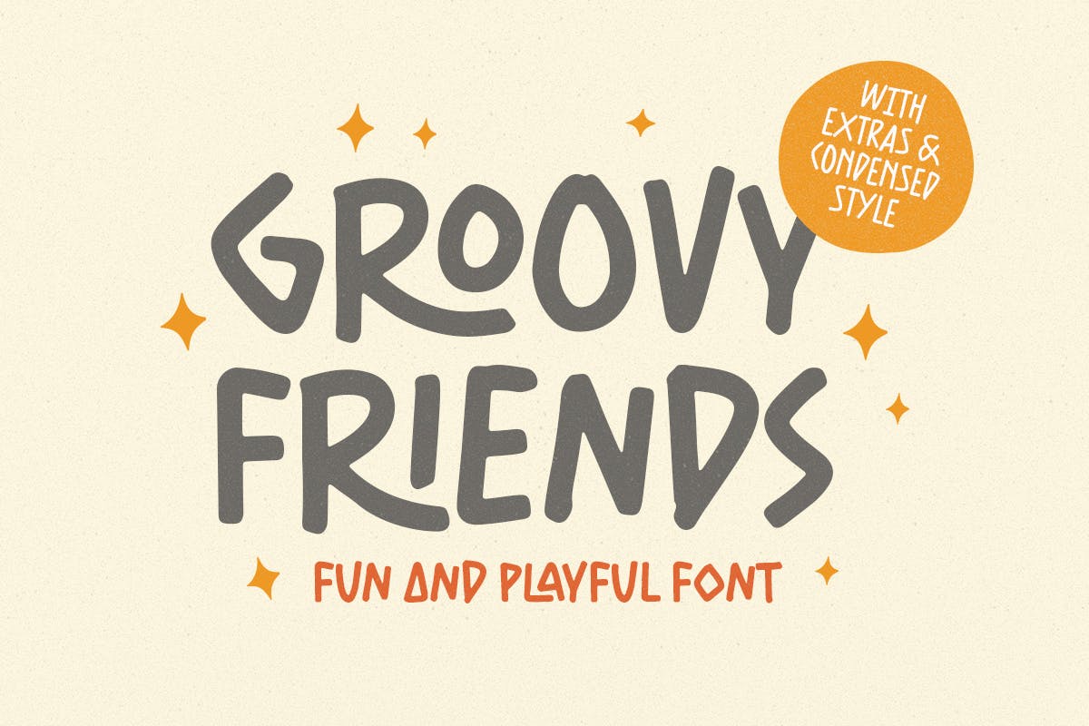 Groovy Friends Typeface