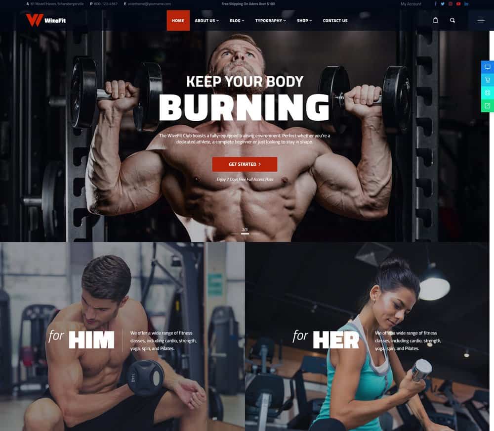 gym-website-showcase