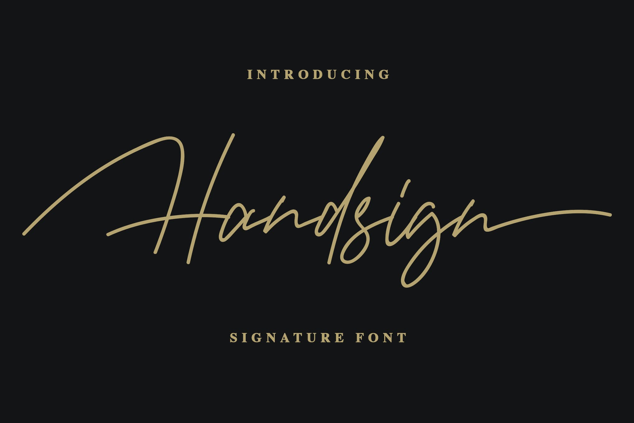 Handsign Artistic Script