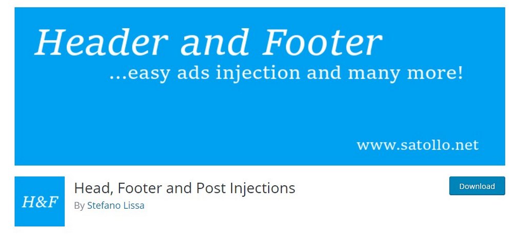 header footer injection