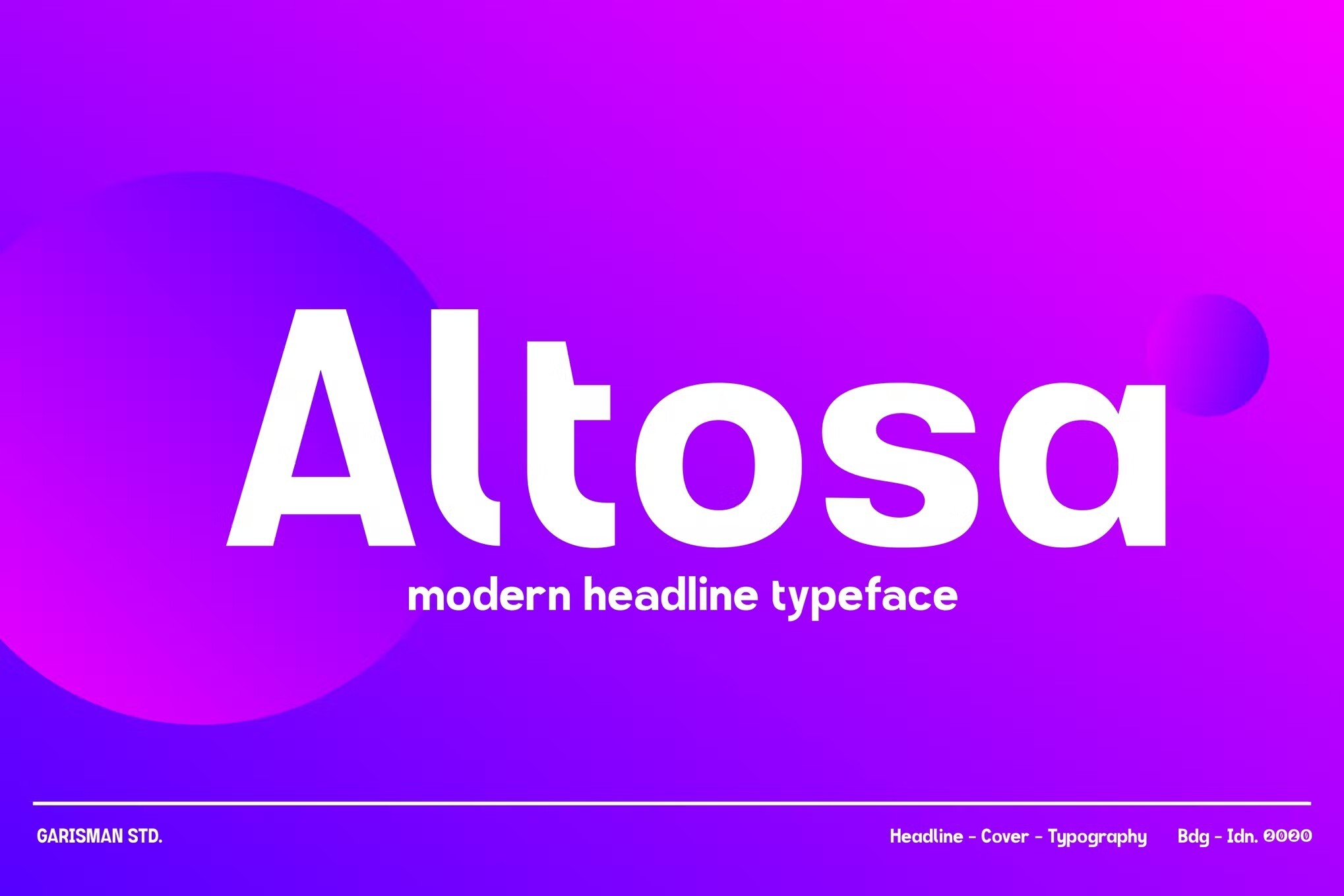 headline font