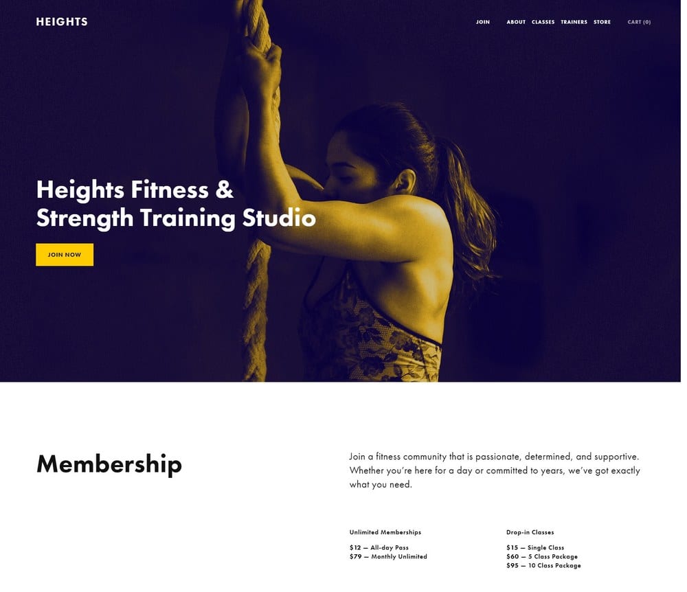 heights-squarespace-template