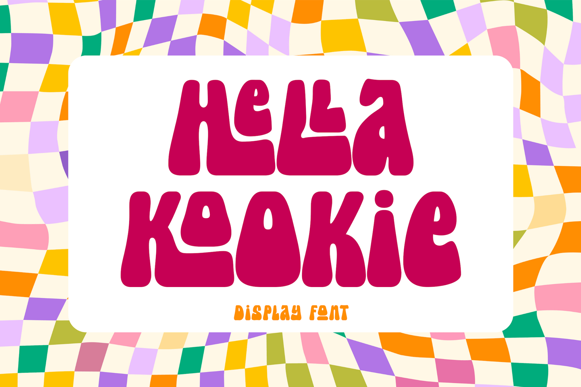 Hella Kookie 70s Retro Display