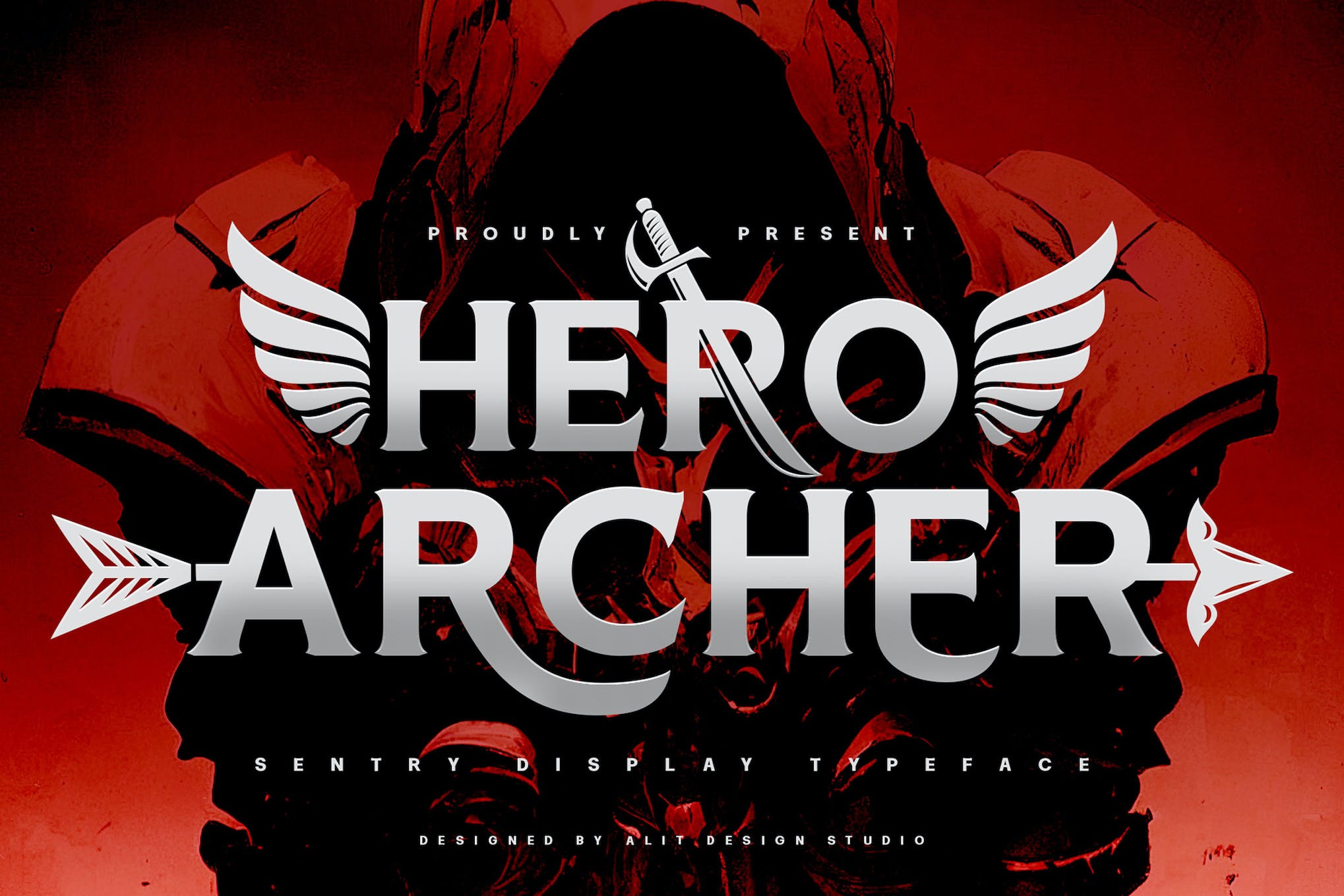 Hero Archer Military Font